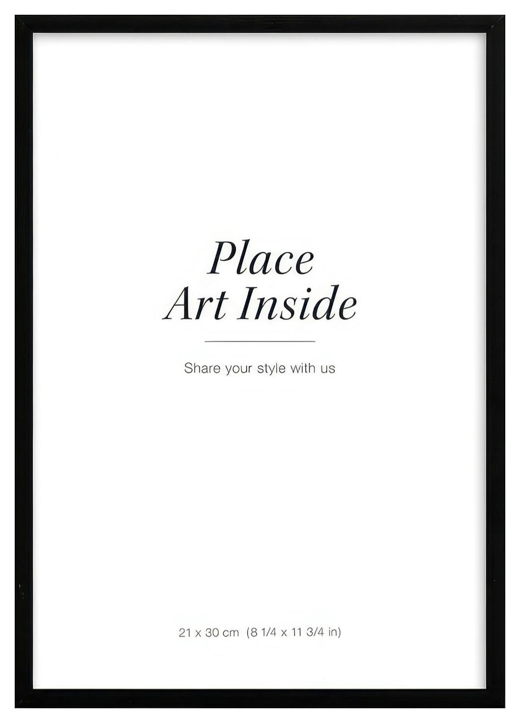 Black Metal Frame 21x30 cm (A4) (21x30 cm) - Poster Store High Quality Picture Frames