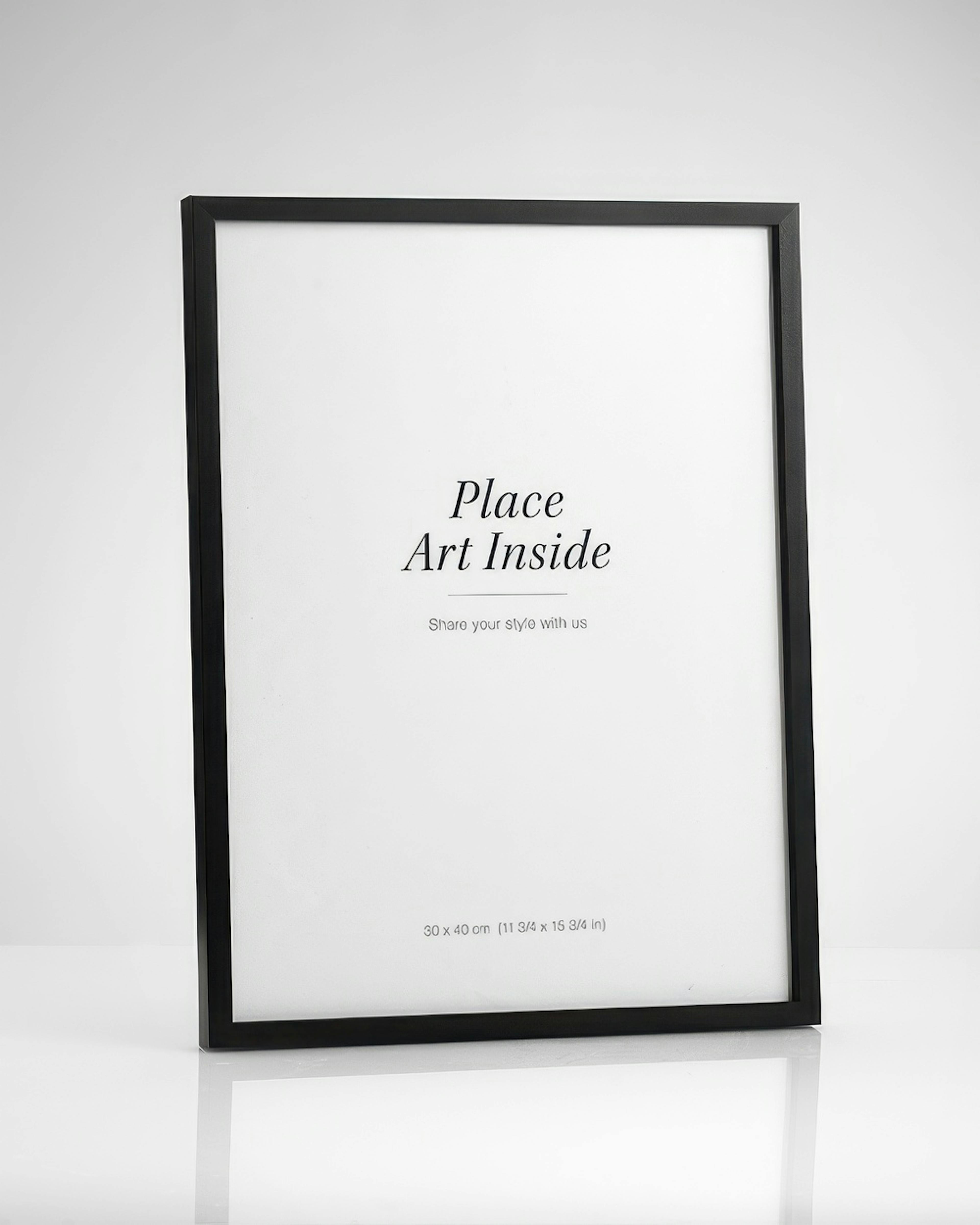 Black Wood Frame 21x30 cm (A4) thumbnail