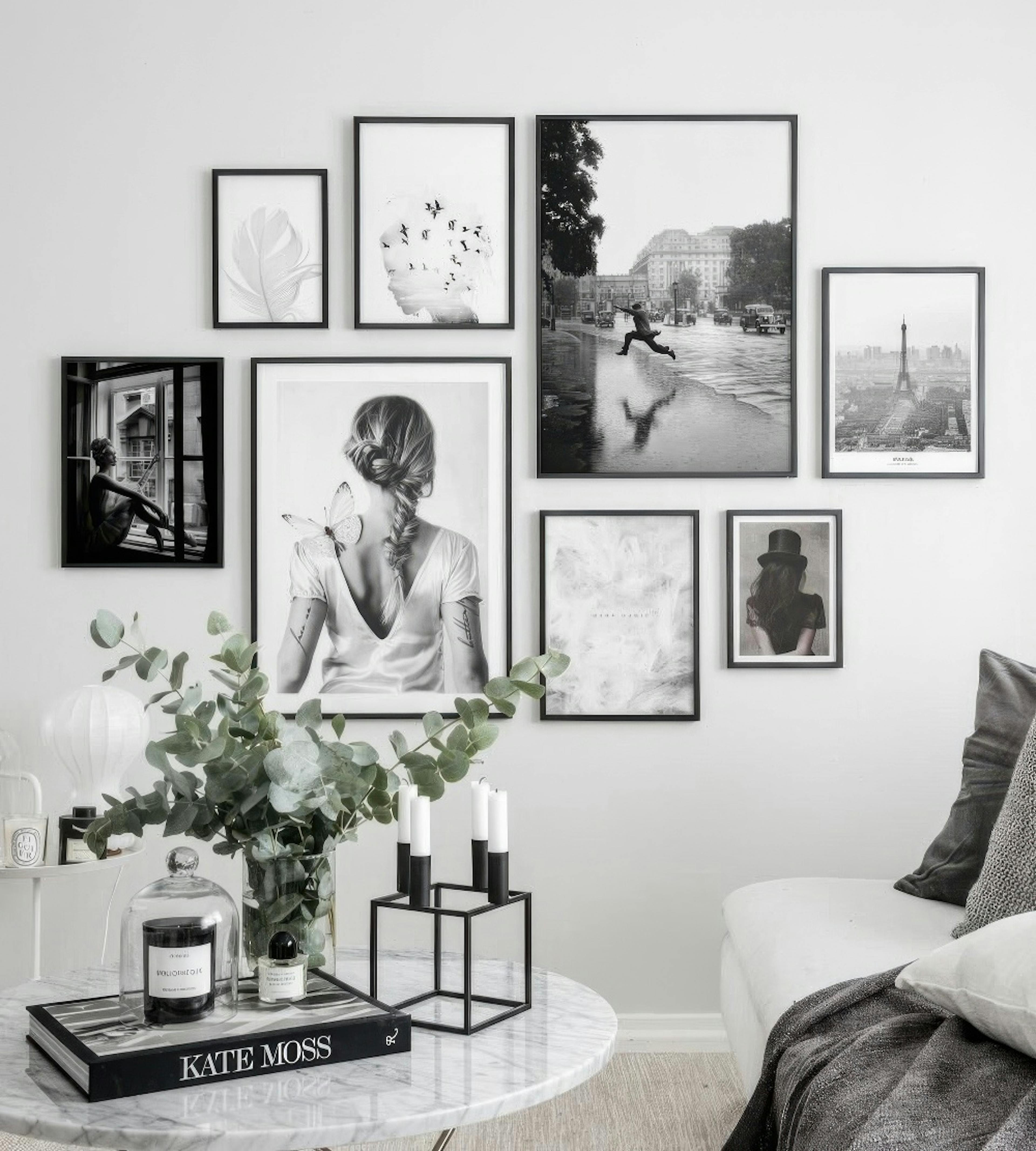 Black Wood Frame 21x30 cm (A4) thumbnail