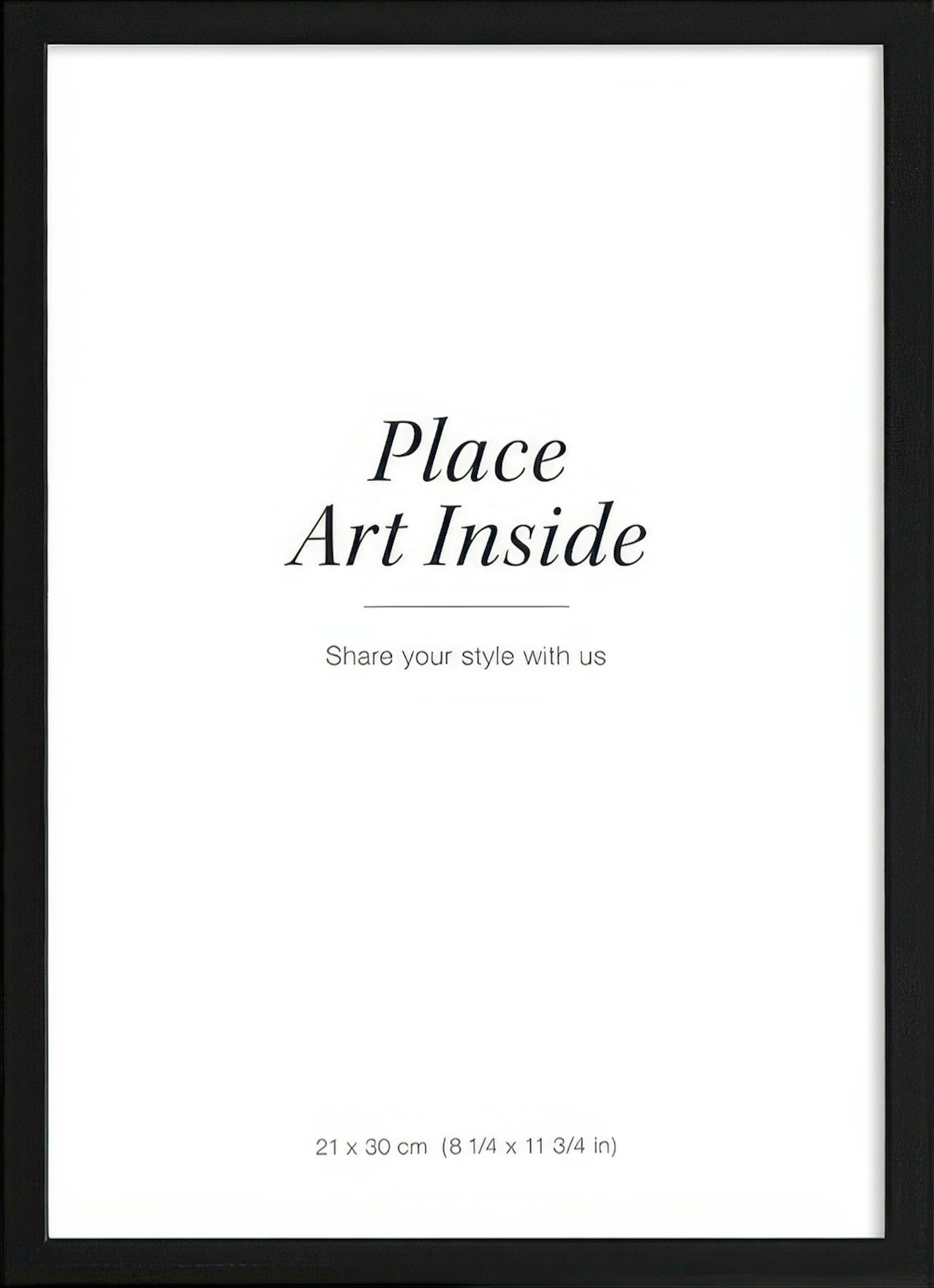 Black Wood Frame 21x30 cm (A4) thumbnail
