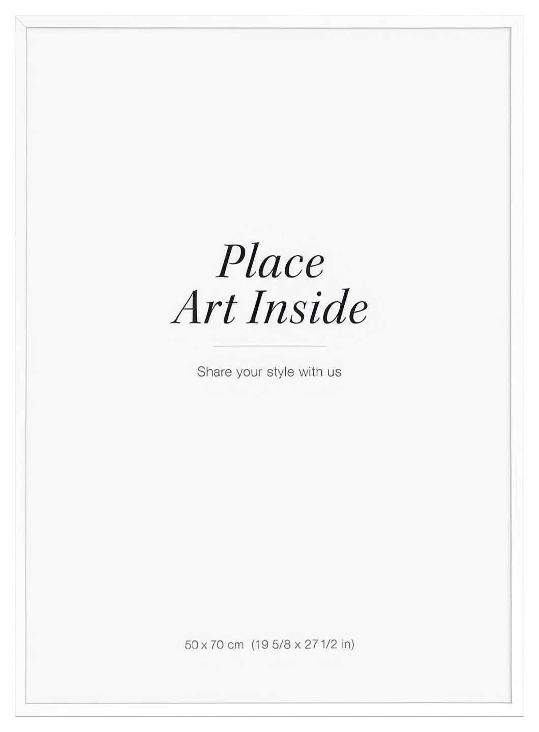 Fotolijst wit 50x70 cm (50x70 cm) - Poster Store