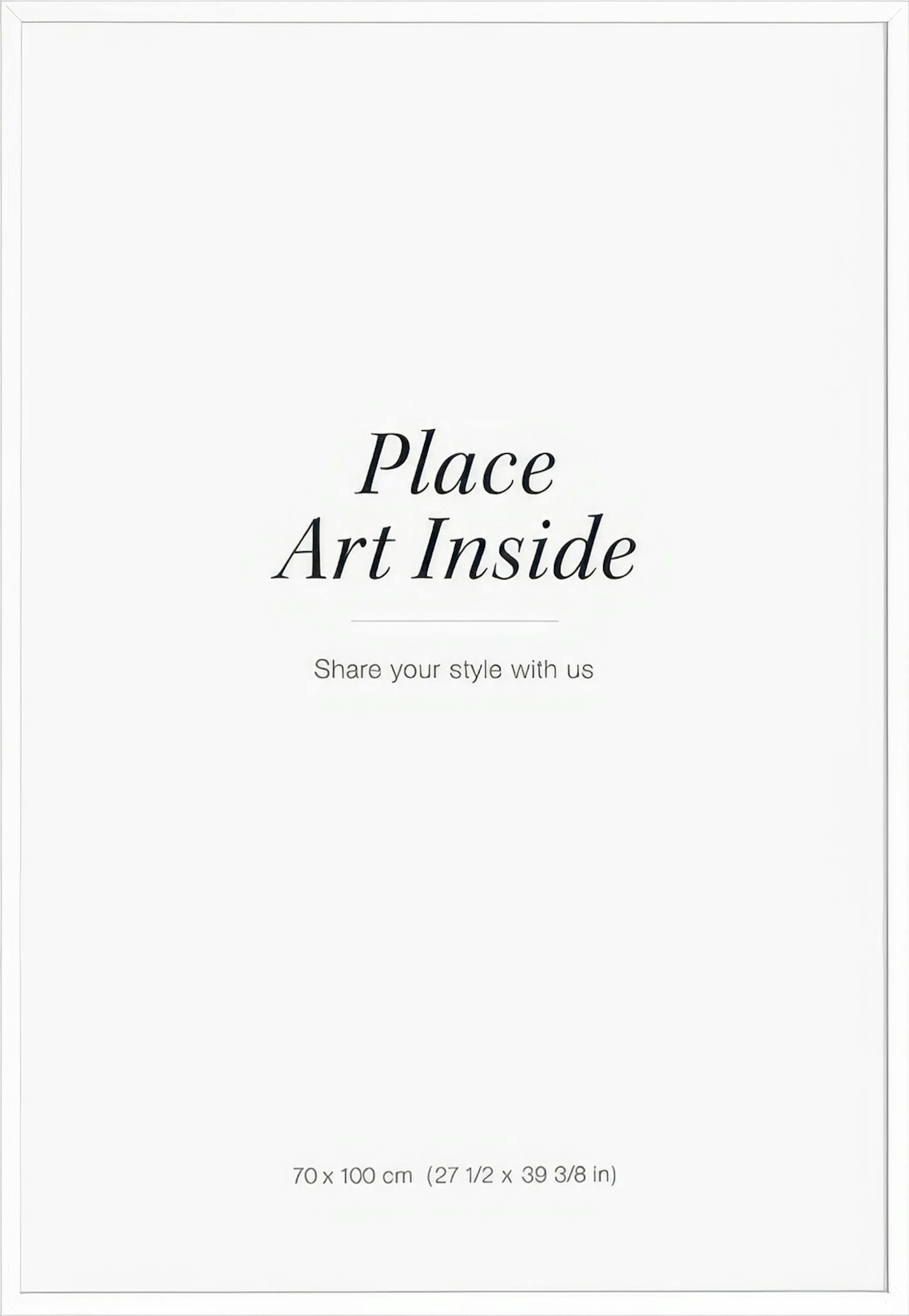 Cadre en Bois Blanc 70x100 cm thumbnail