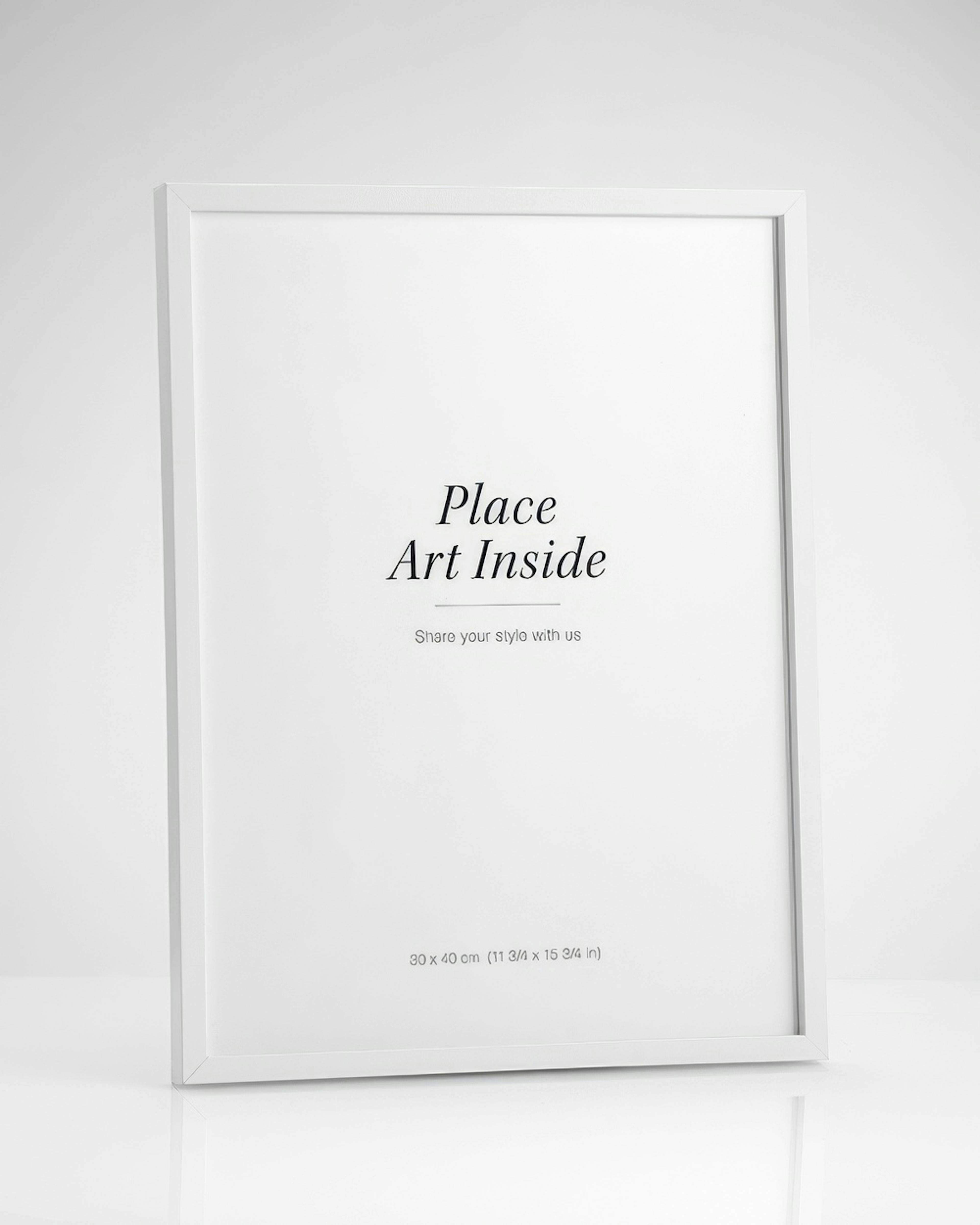 White Wood Frame 21x30 cm (A4) thumbnail