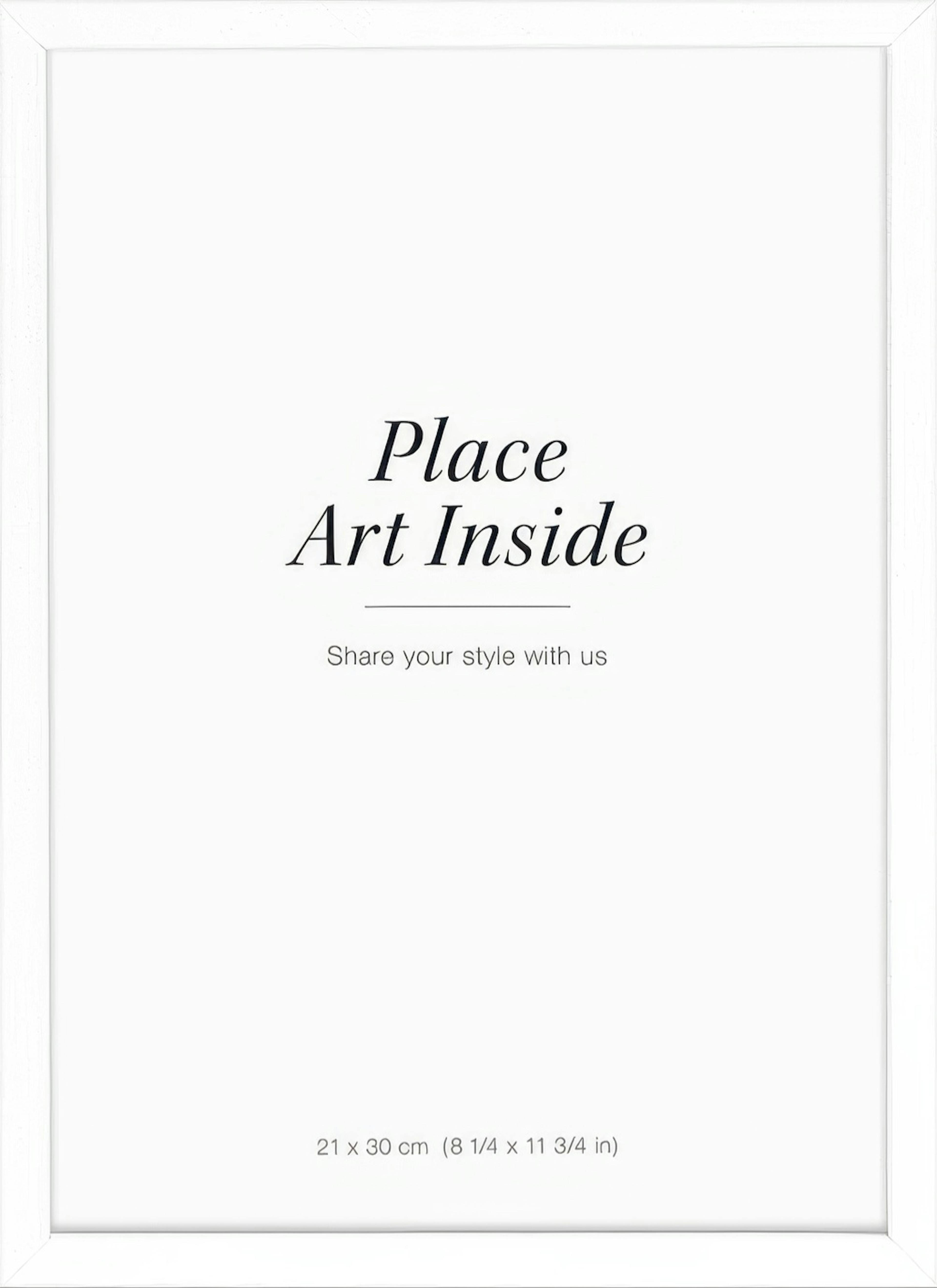 White Wood Frame 21x30 cm (A4) thumbnail