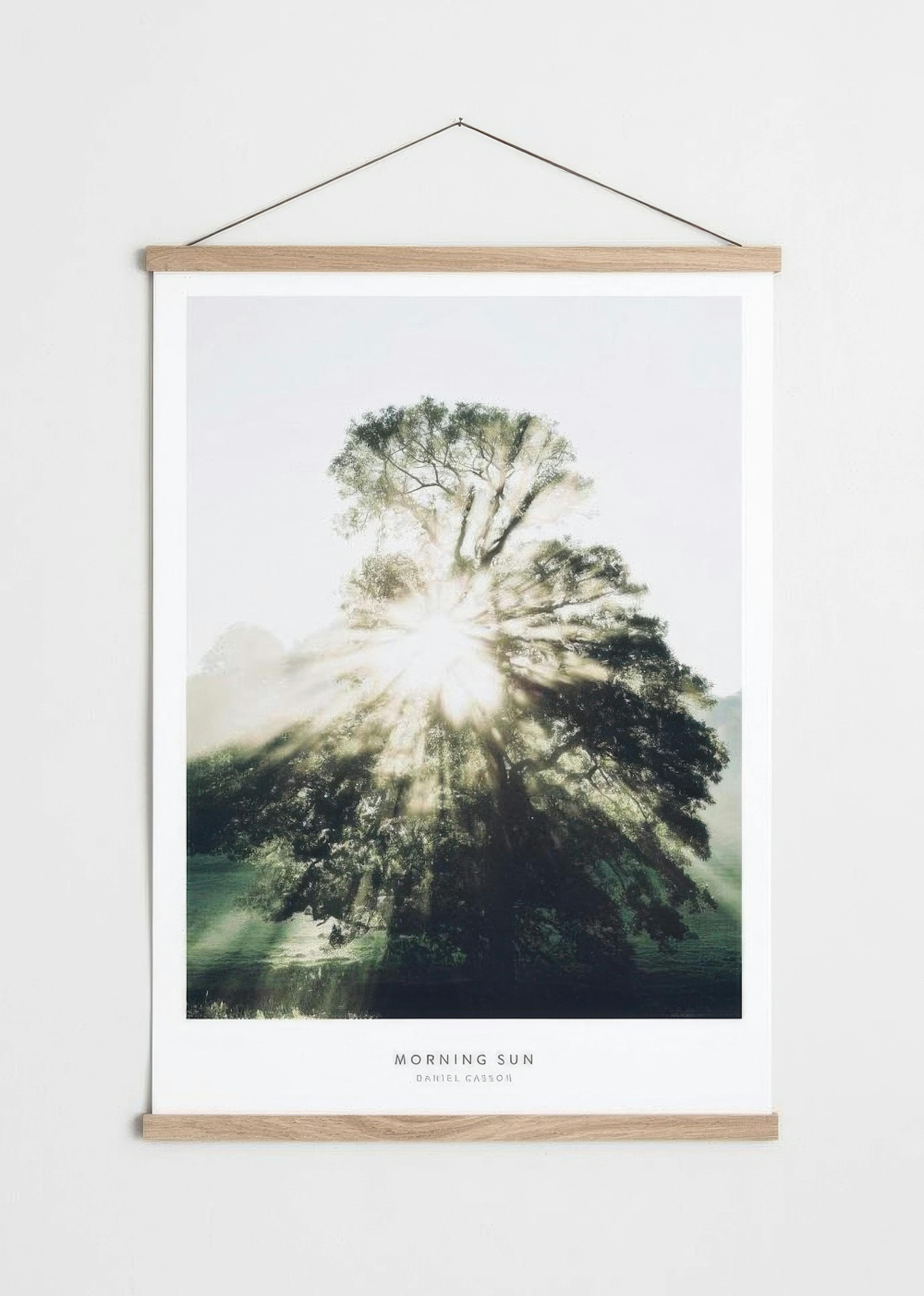 Poster Hanger Light Oak 16" in thumbnail