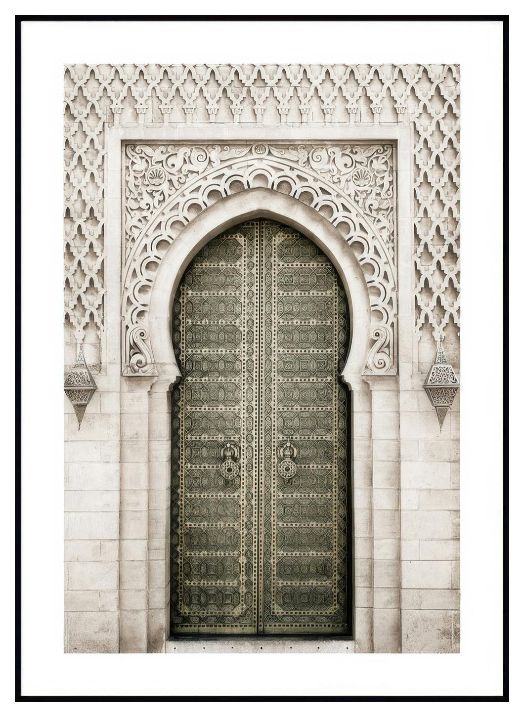Porte verte Poster (21x30 cm) - Poster Store