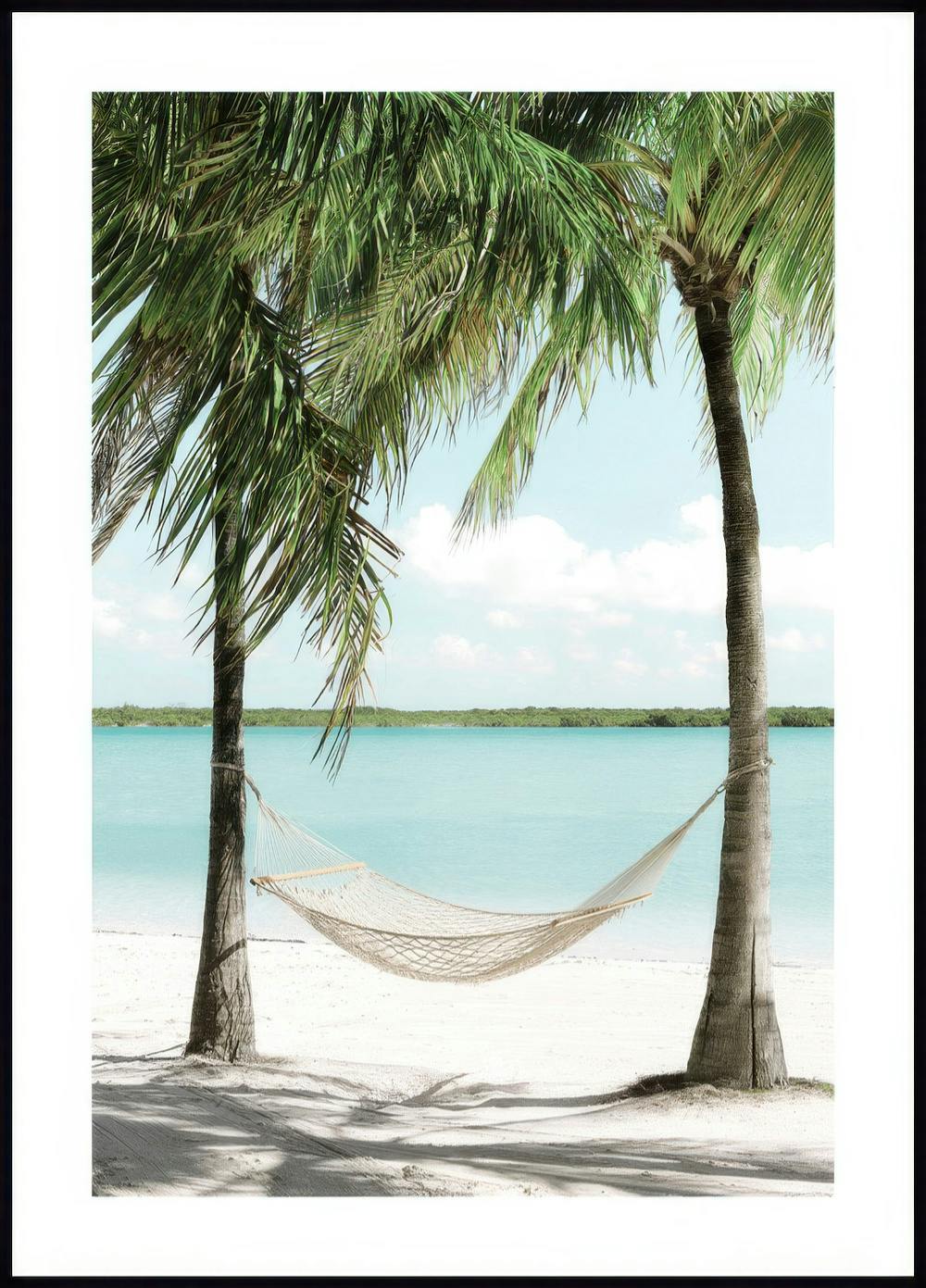 Hamac sur la Plage Poster 0
