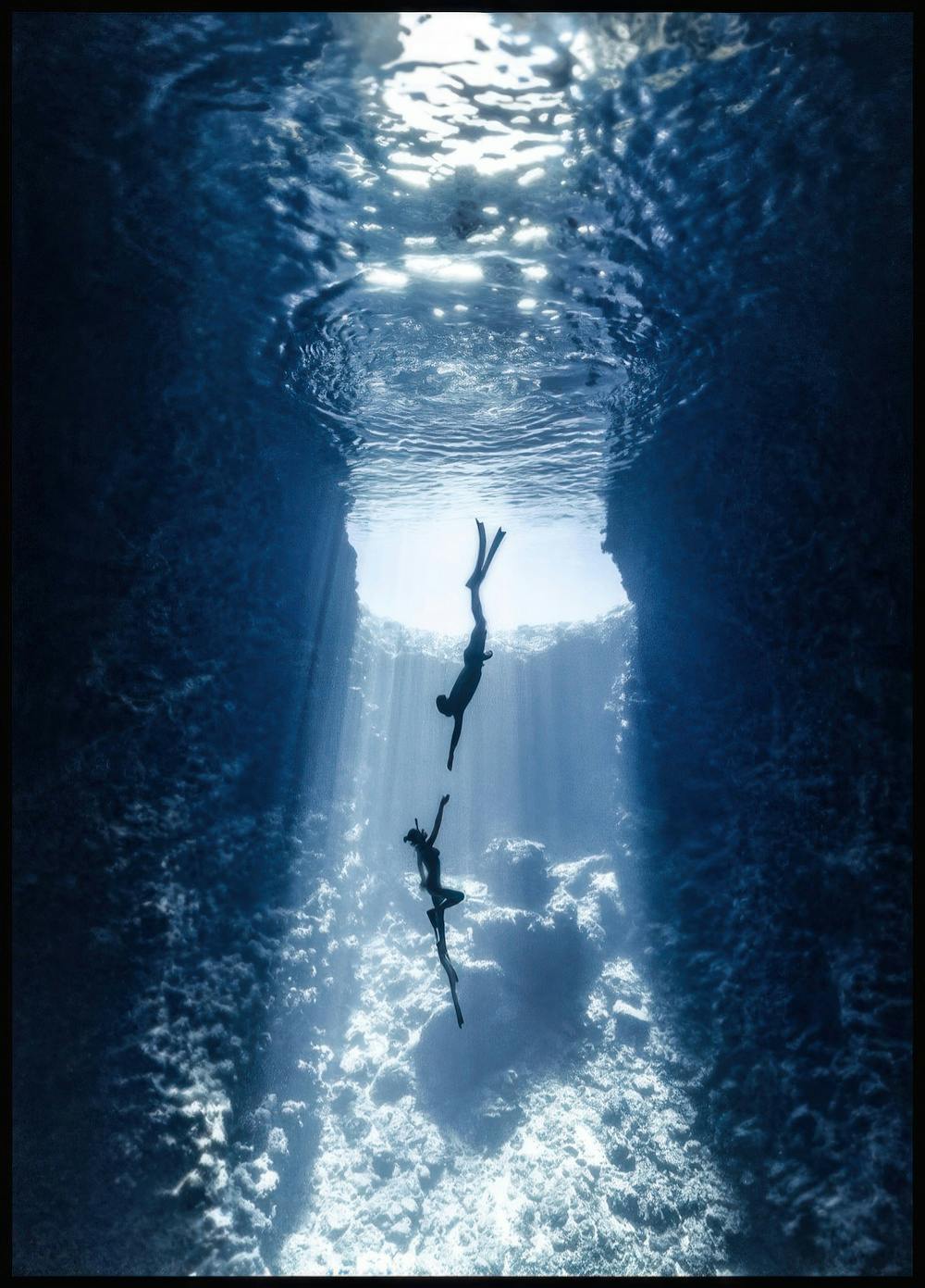 Diving Couple Poster 0