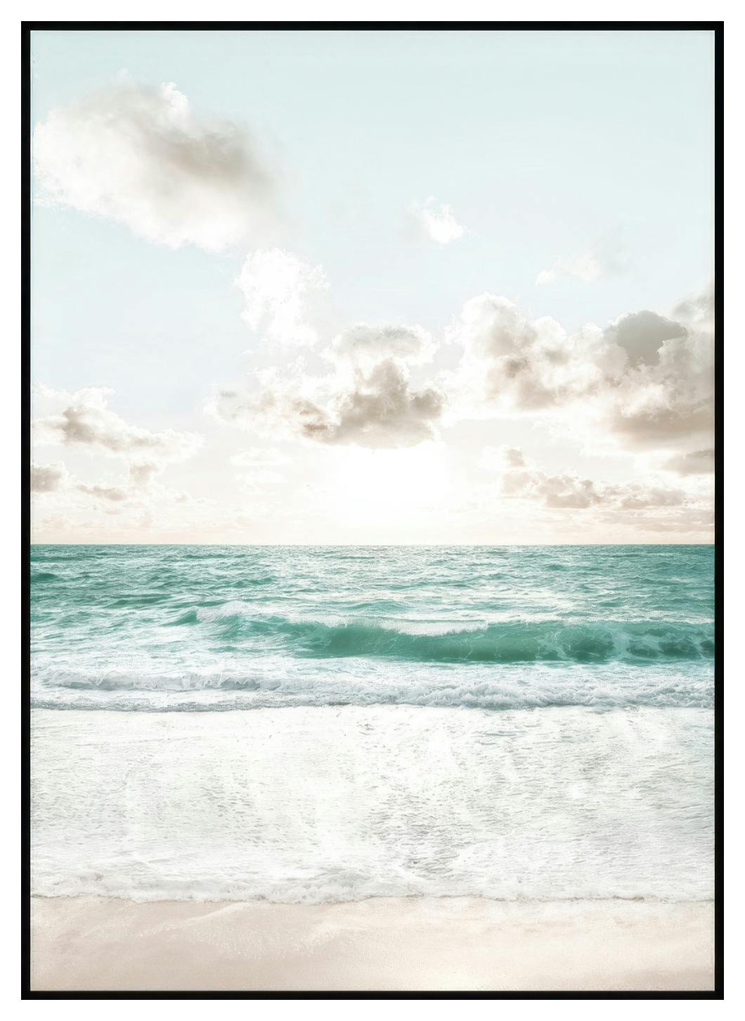 Turkis Strand Poster (21x30 cm) - Poster Store
