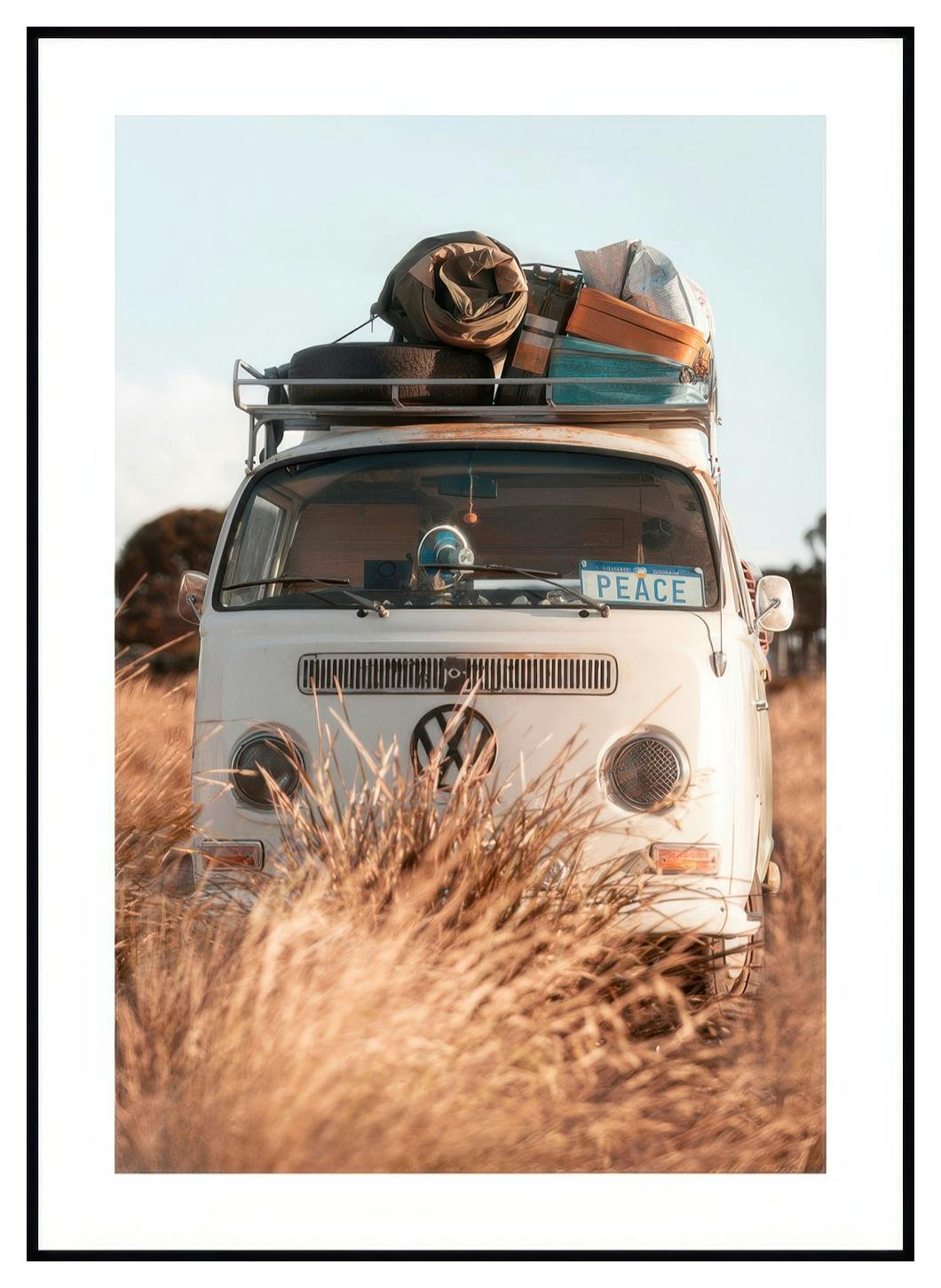 Van Hippie Poster (50x70 cm) - Poster Store