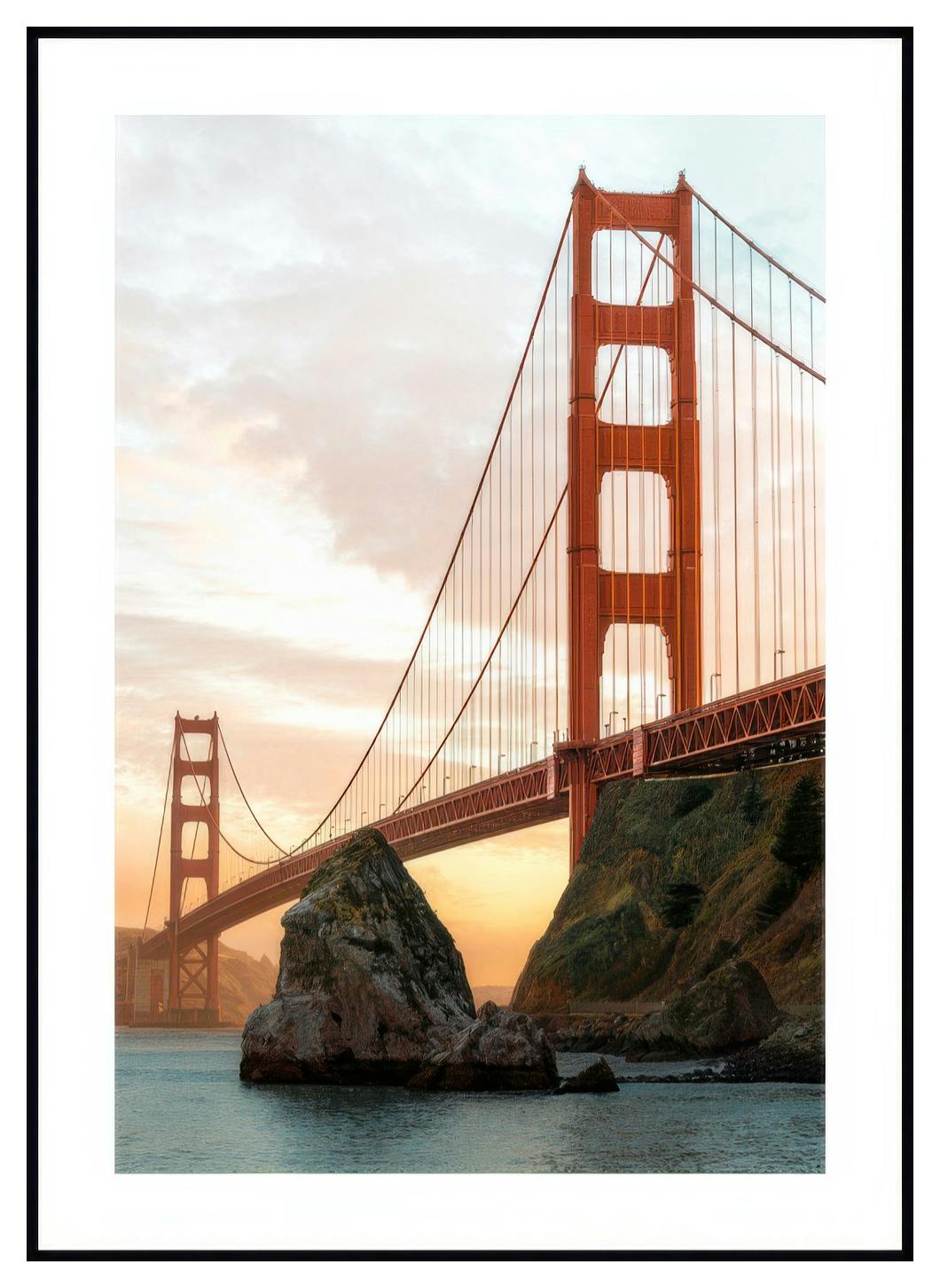 Plakat Most Golden Gate (50x70 cm) - Poster Store