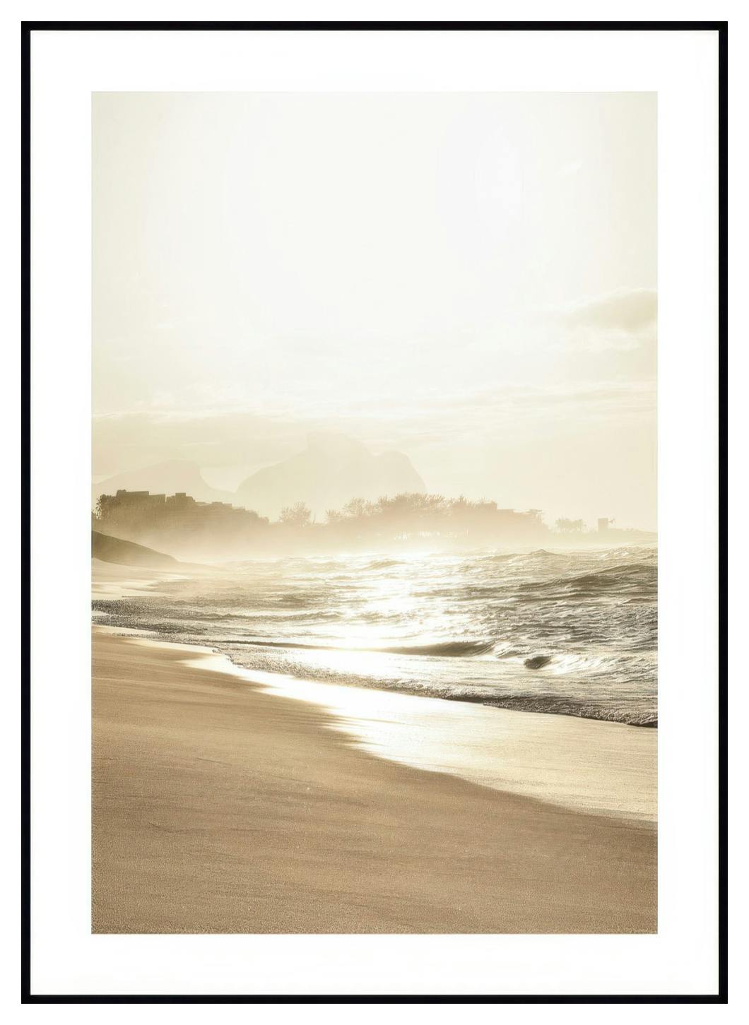 Guldig Strand Poster (50x70 cm) - Poster Store