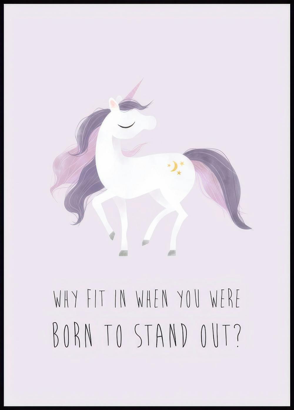 Póster Born to Stand Out 0