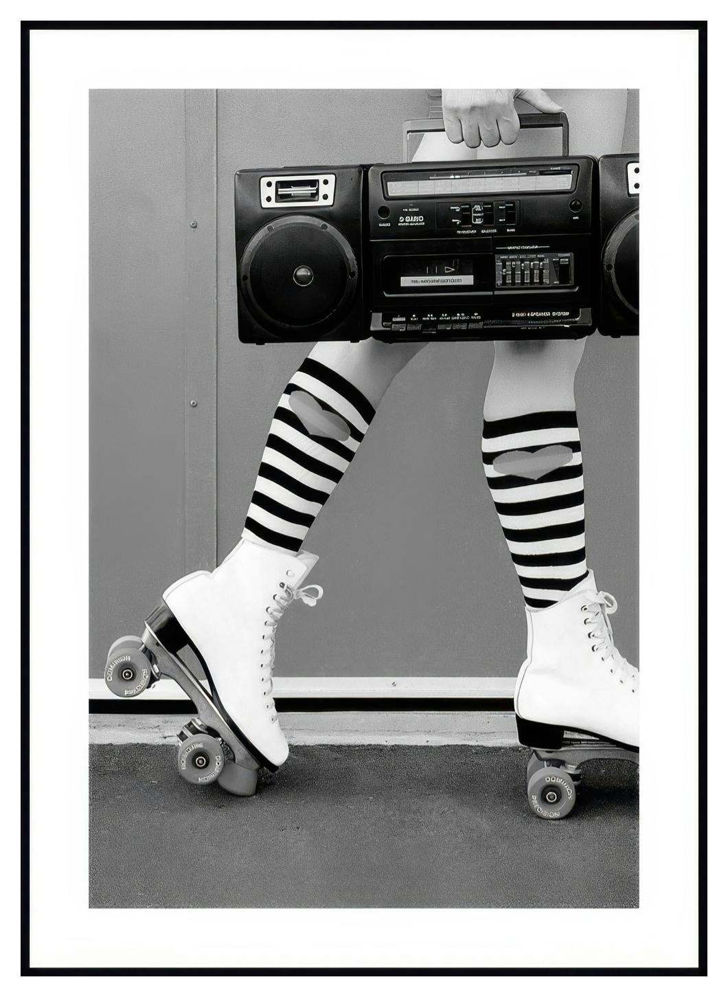Rolschaatsen Poster (50x70 cm) - Poster Store