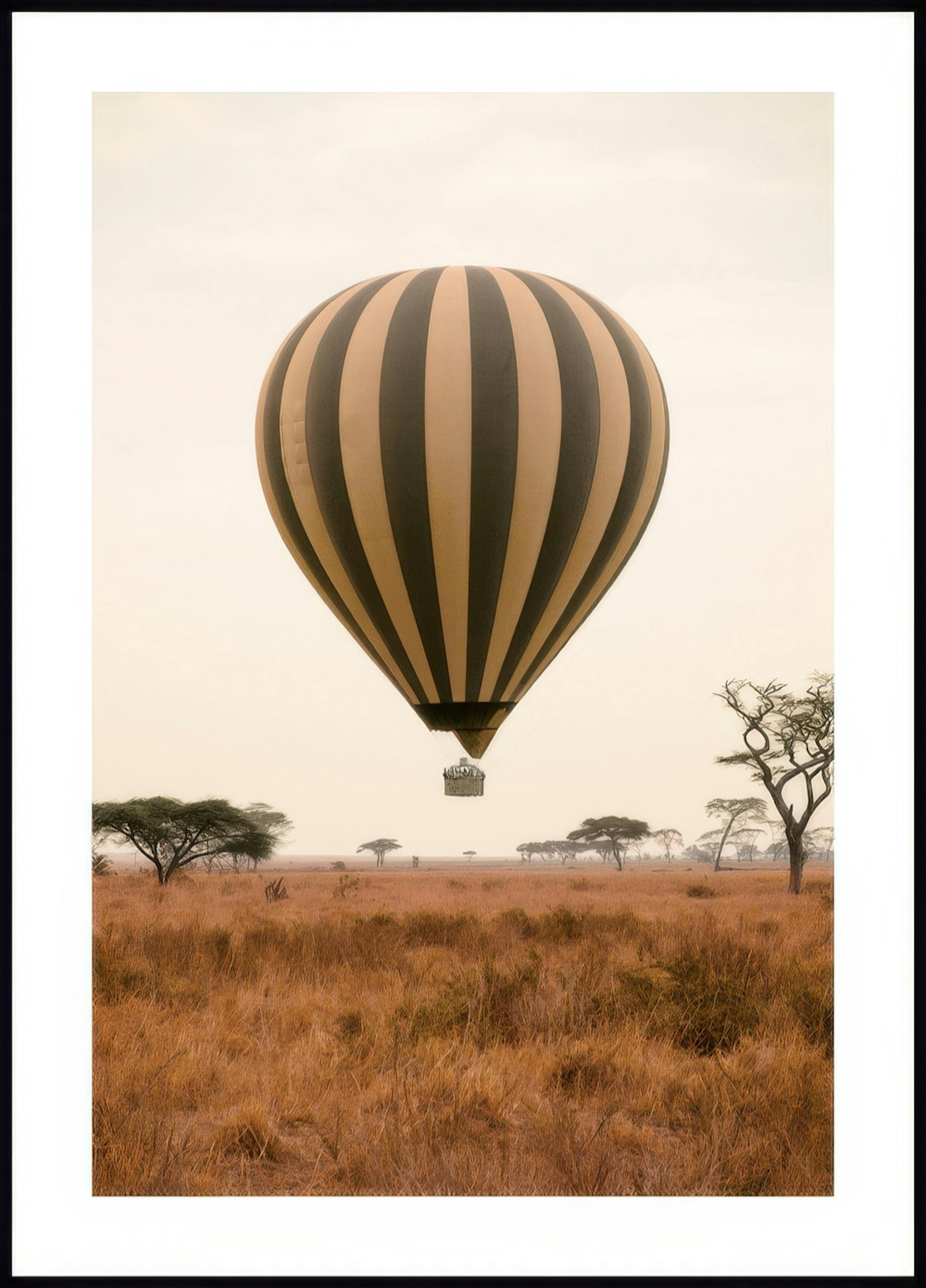 Savannah Hot Air Balloon Poster 0