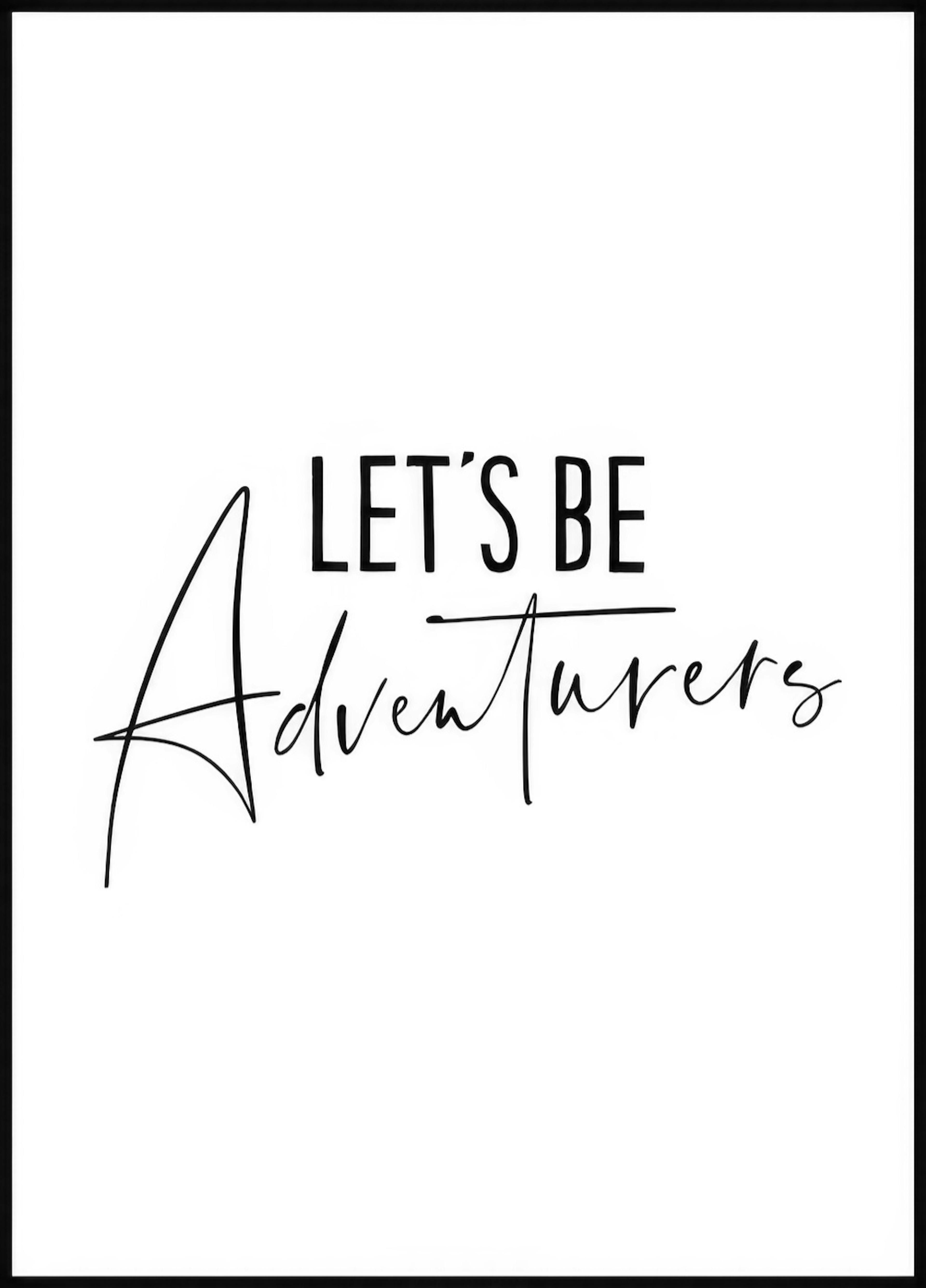 Let's Be Adventurers 포스터 0