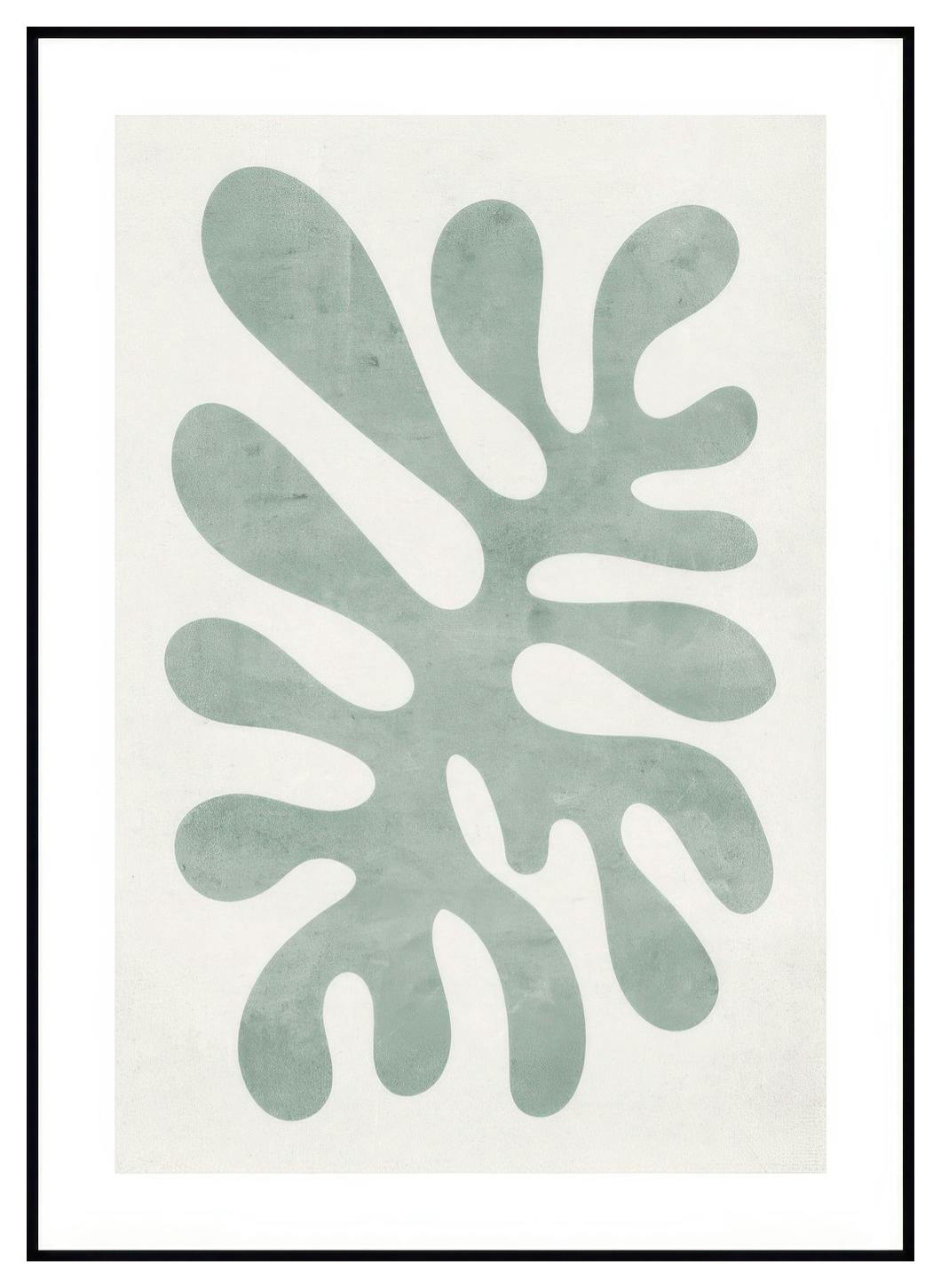 Organische vorm No1 Poster (50x70 cm) - Poster Store