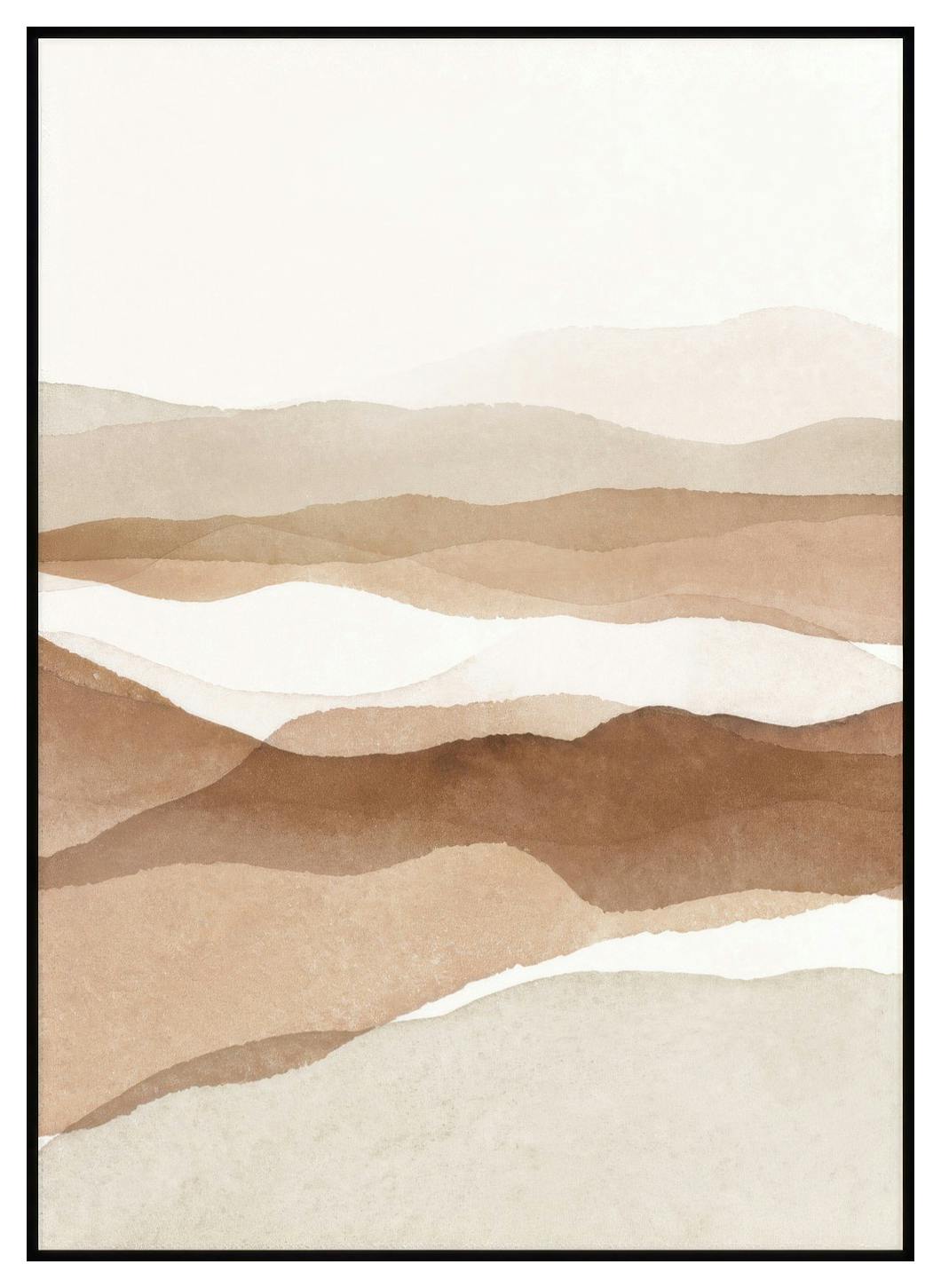 Heuvels van Zand Poster (30x40 cm) - Poster Store