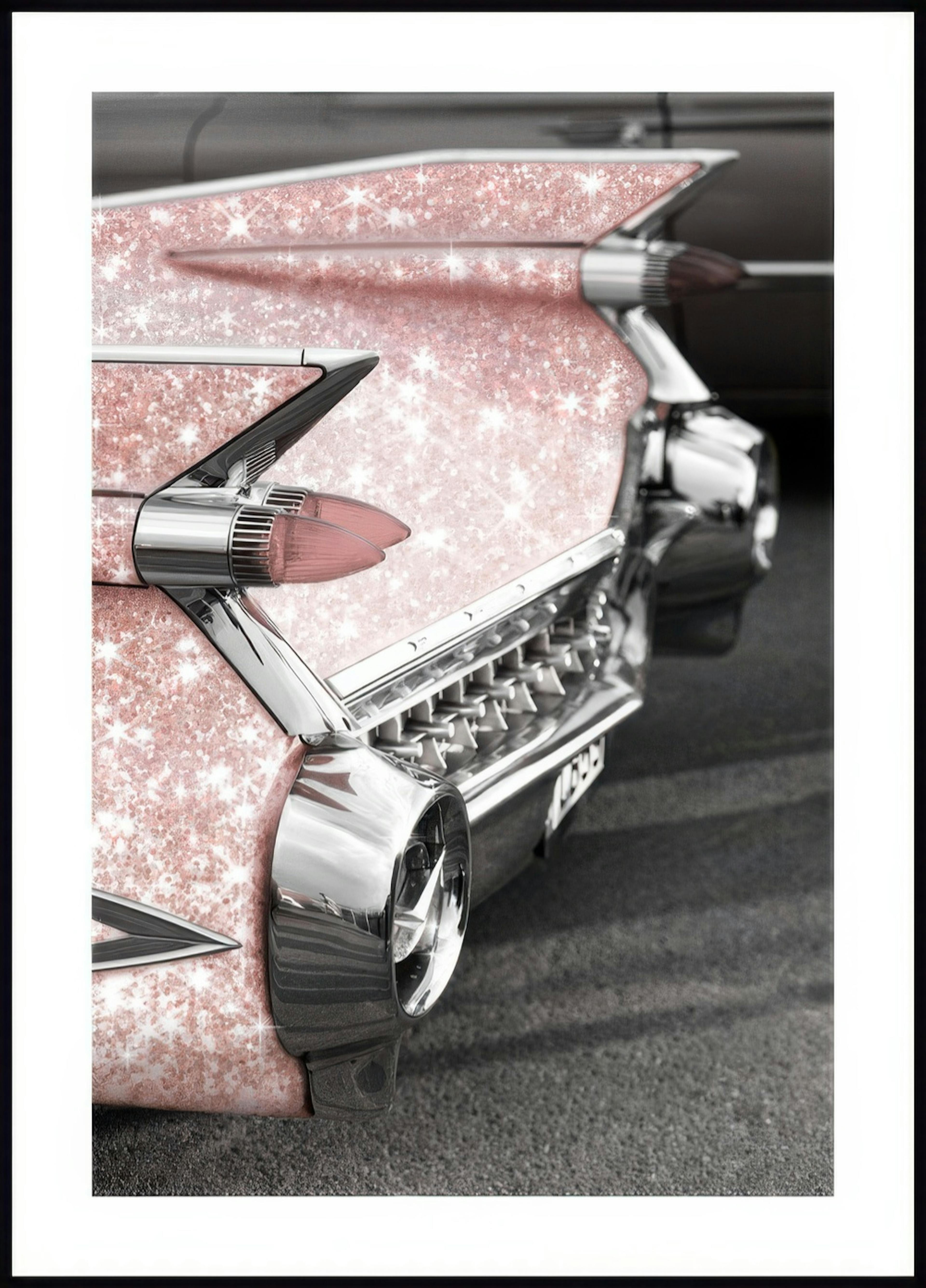 Glitzer Auto Poster 0