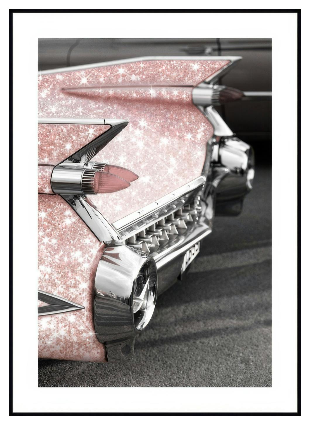 Plakat Brokatowe Auto (30x40 cm) - Poster Store
