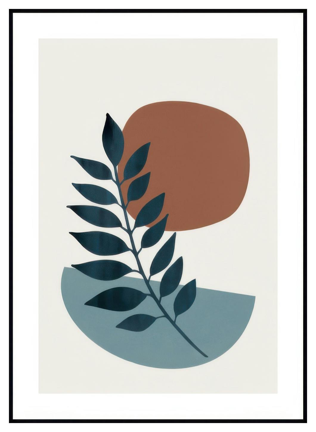 Botanical Shapes No1 Poster (30x40 cm) - Poster Store
