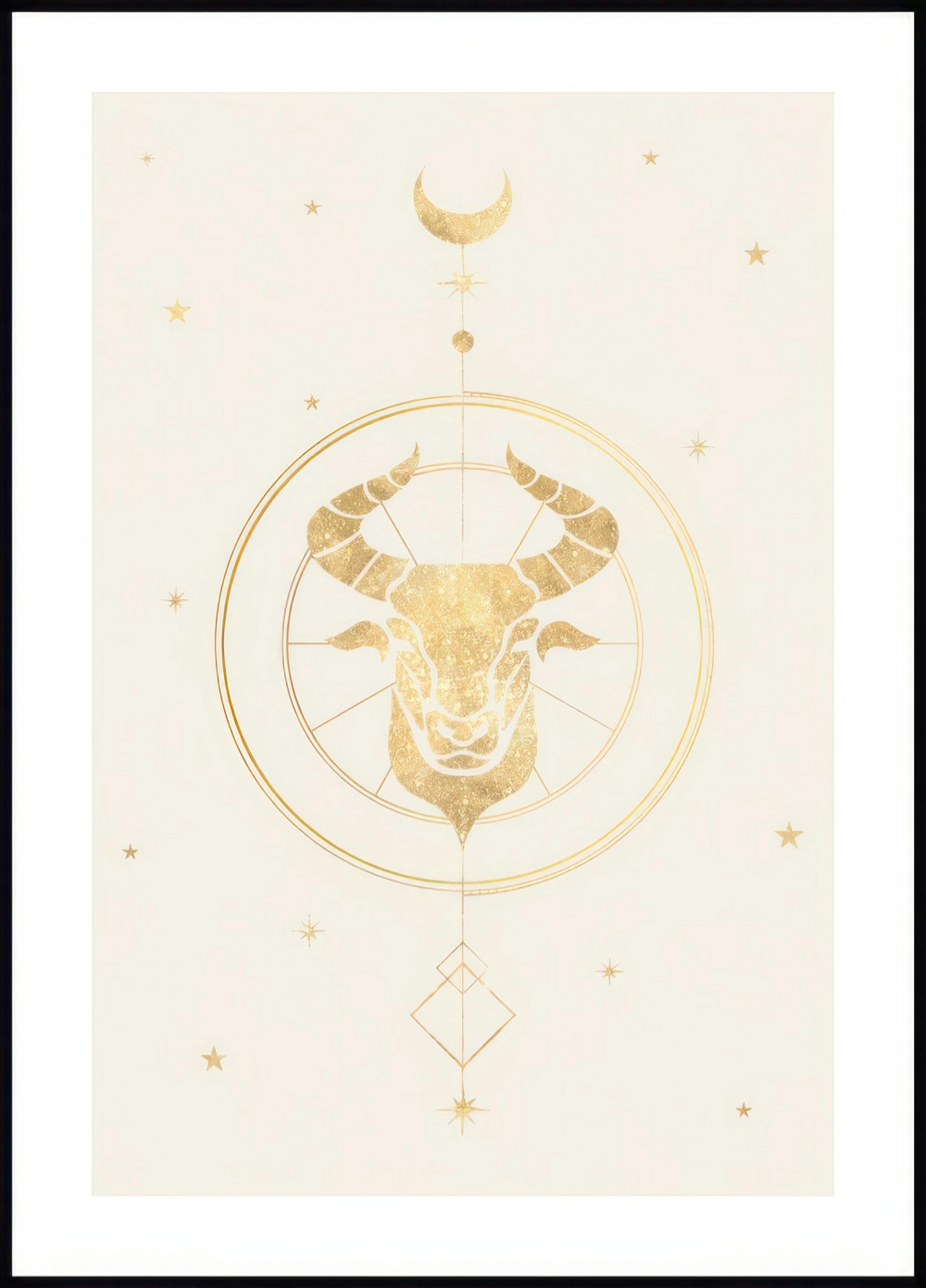 Oxen Stjärntecken Poster 0