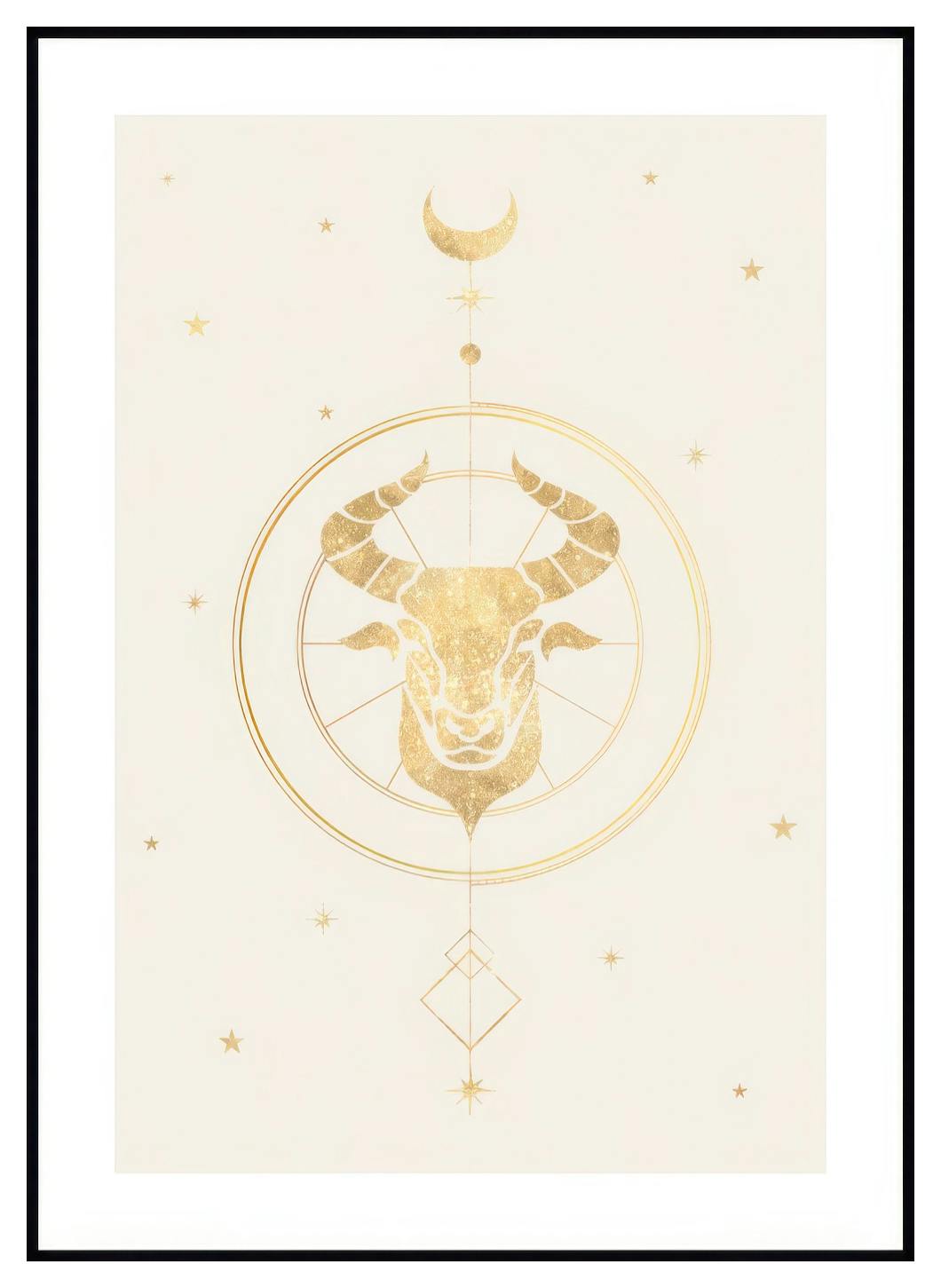 Taureau Poster (50x70 cm) - Poster Store