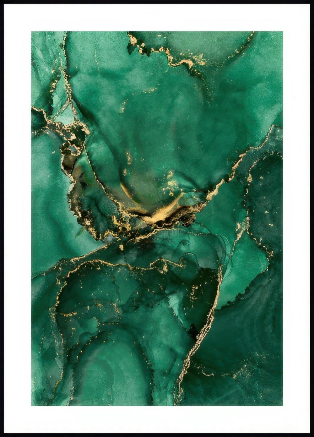 Grüner Marmor Nr. 2 Poster 0