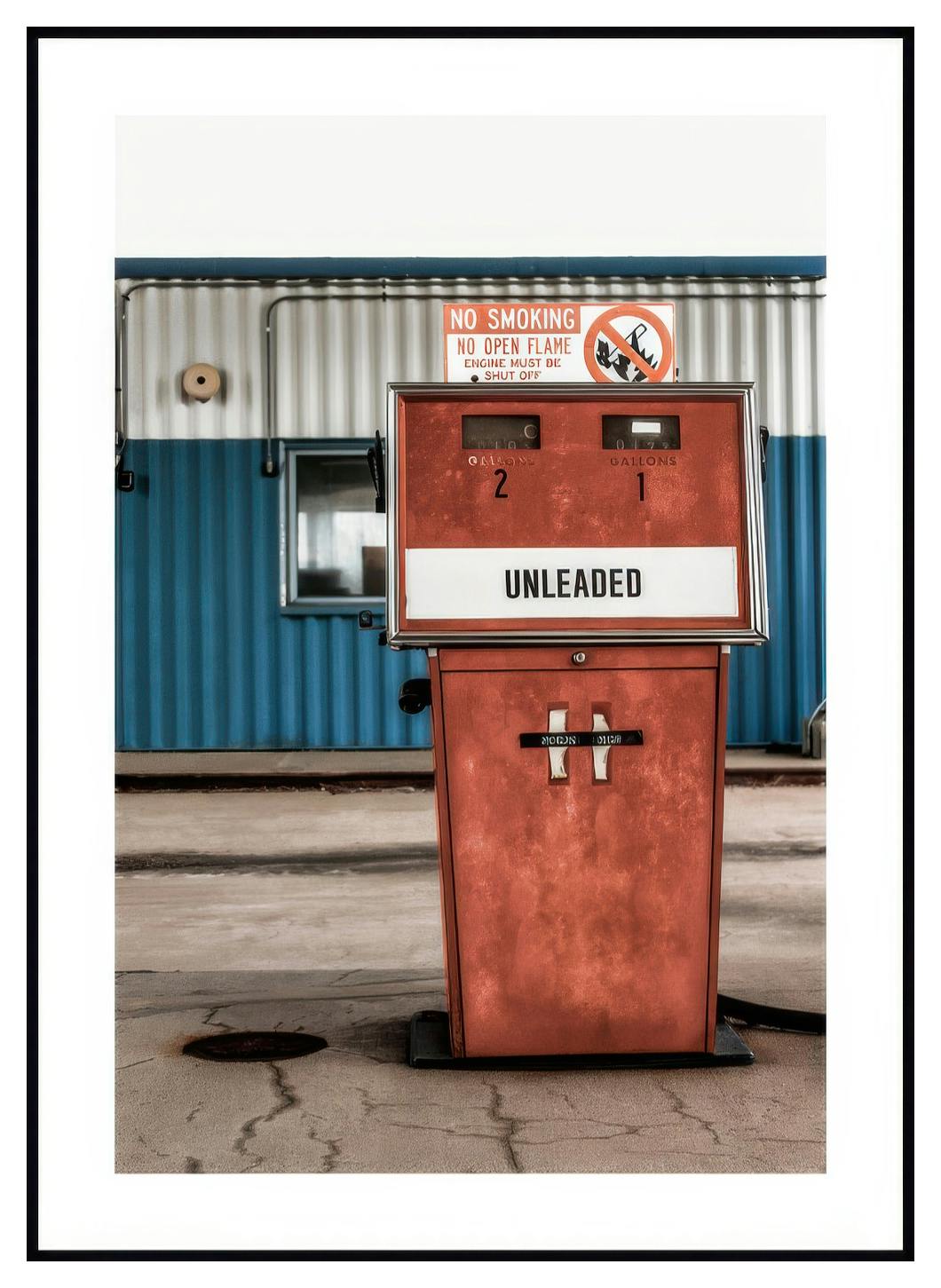 Plakat Dystrybutor Paliwa (50x70 cm) - Poster Store