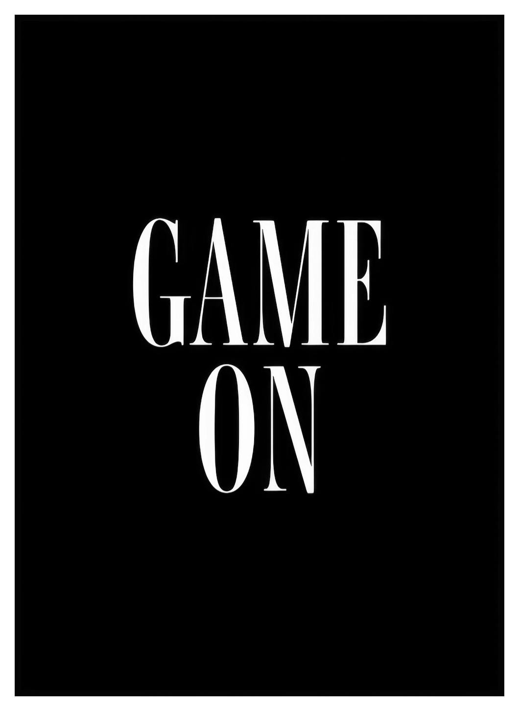 Game On Poster (21x30 cm) - Poster Store