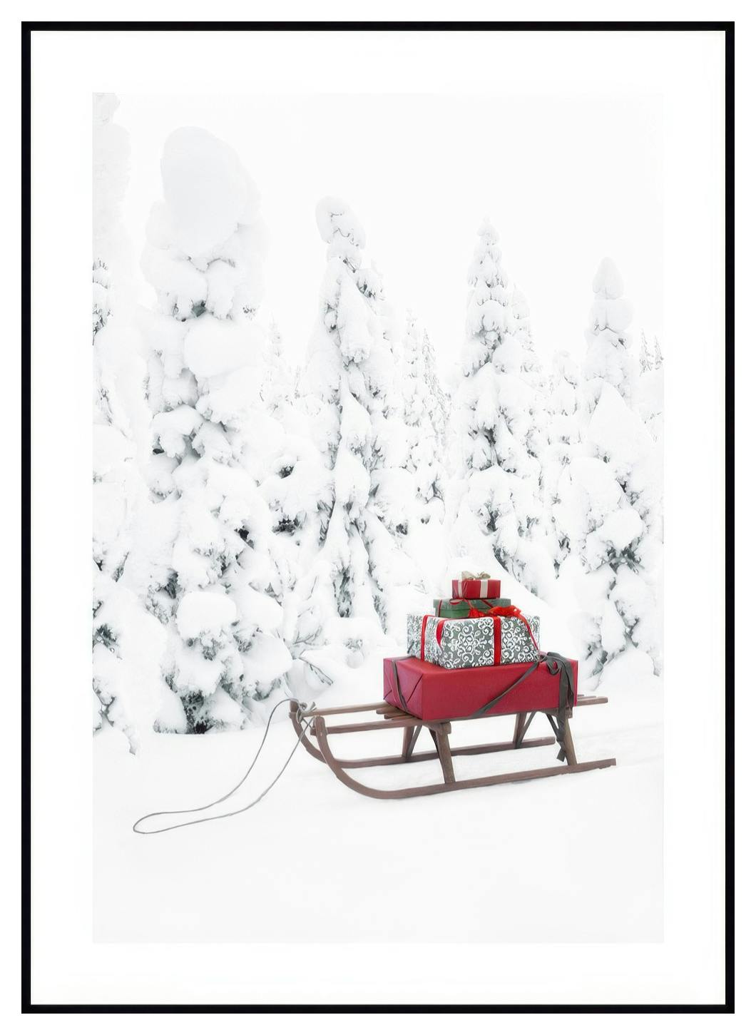 Slitta Natalizia Poster (21x30 cm) - Poster Store