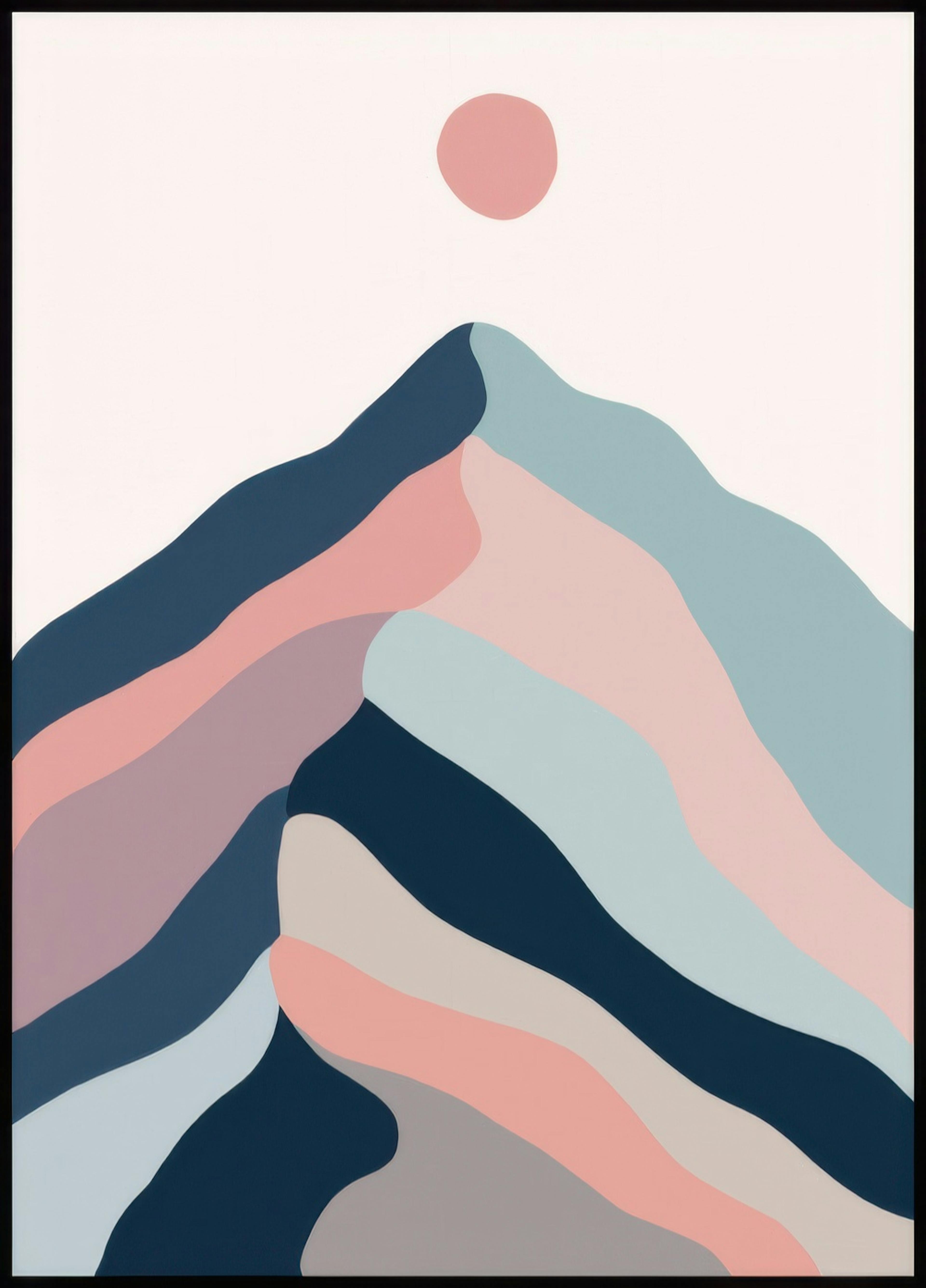 Plakat Graficzna Góra 0