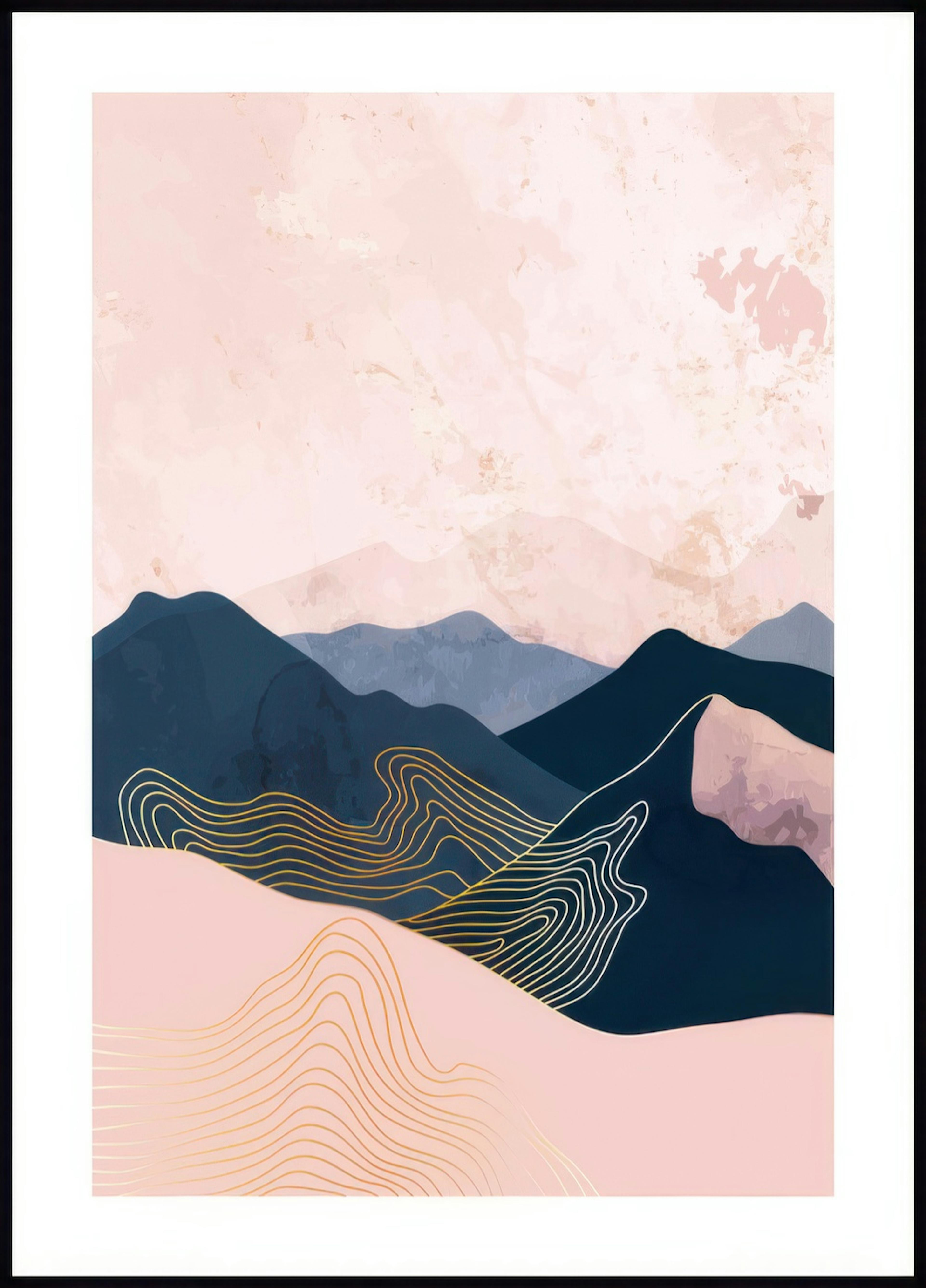 Montañas Marinas Póster 0