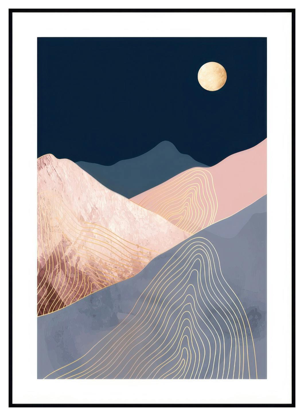 Violette Nacht Poster (30x40 cm) - Poster Store