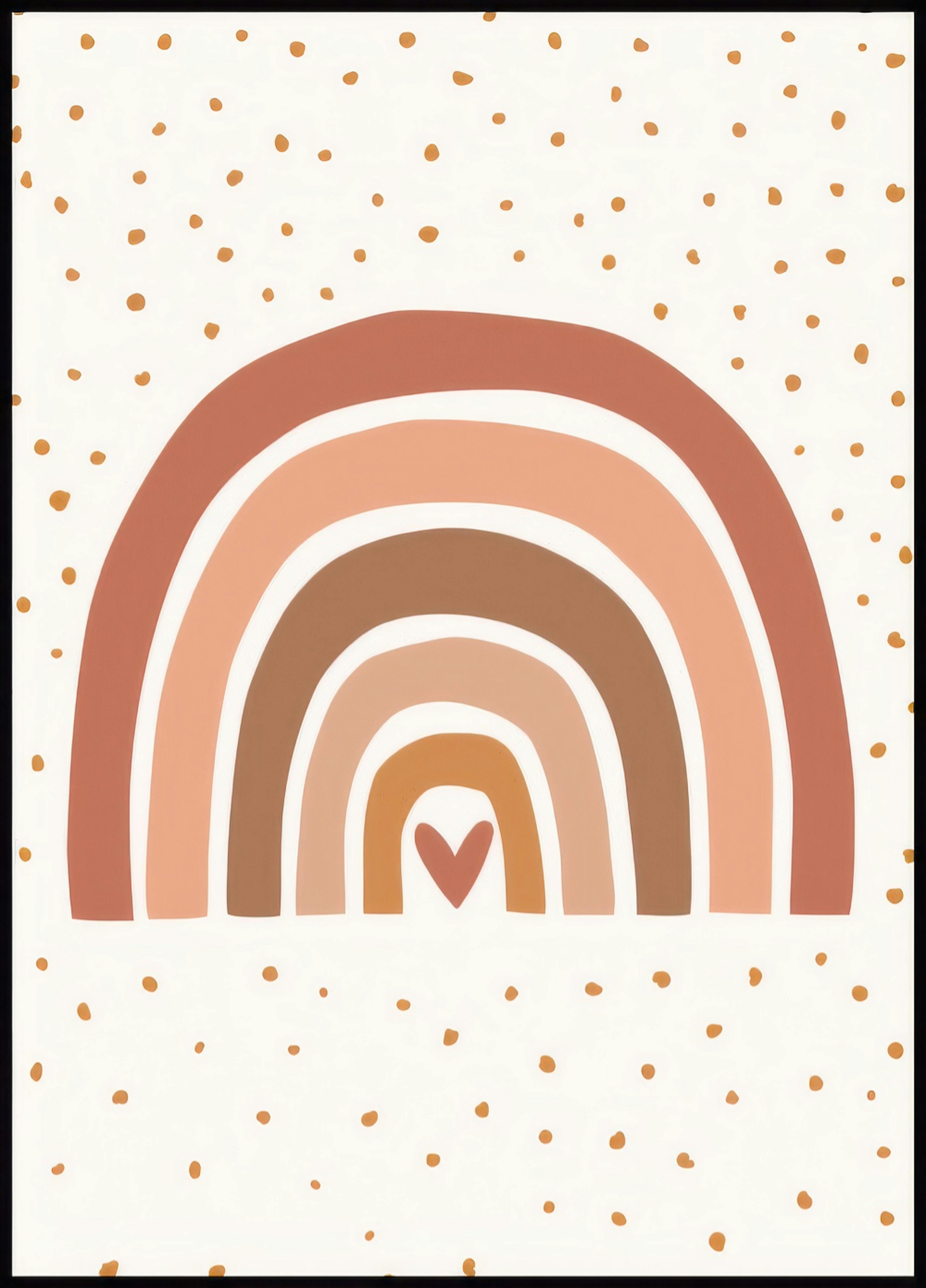 Herzregenbogen Poster 0