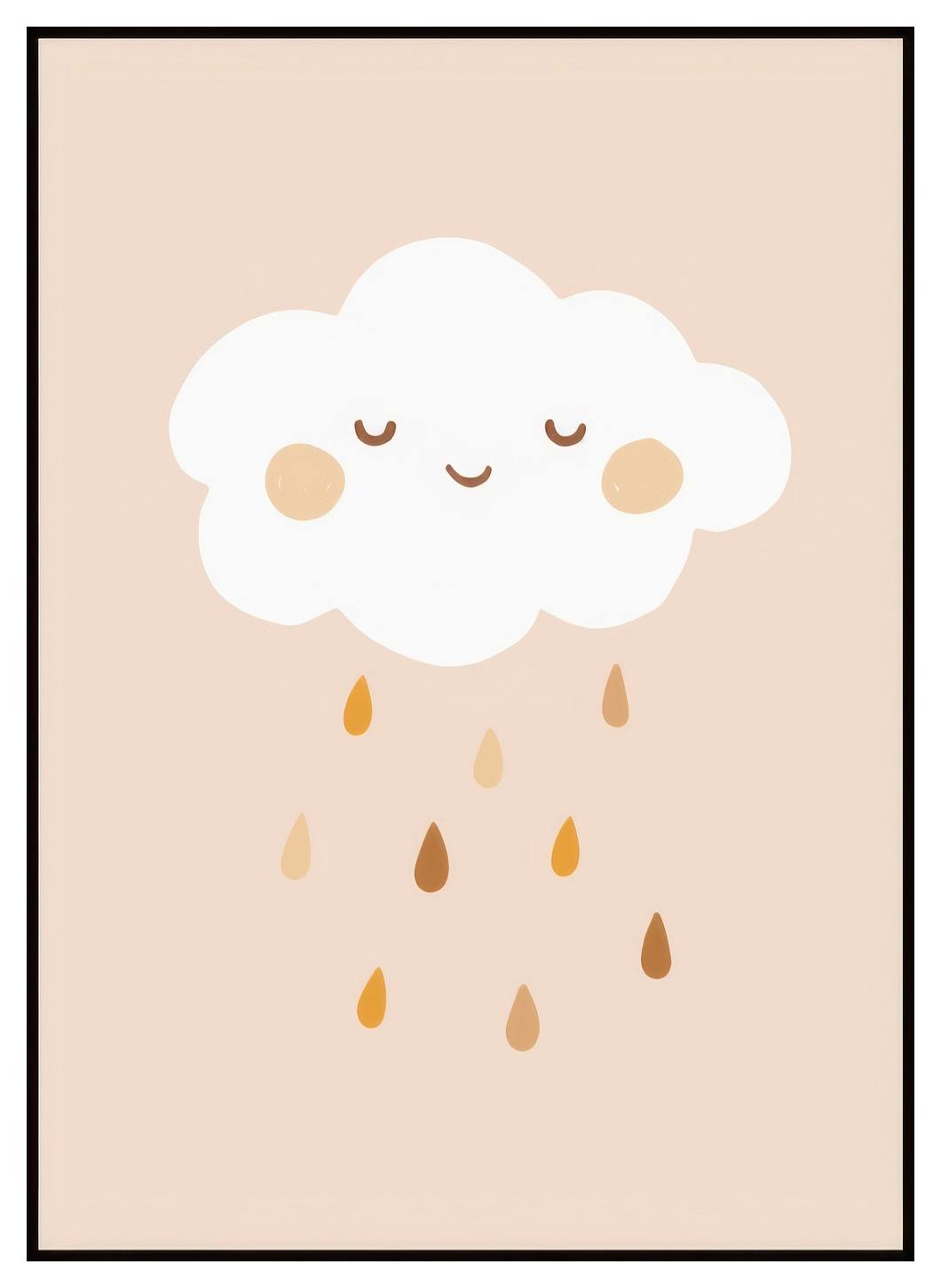 Lächelnde Wolke Poster (50x70 cm) - Poster Store