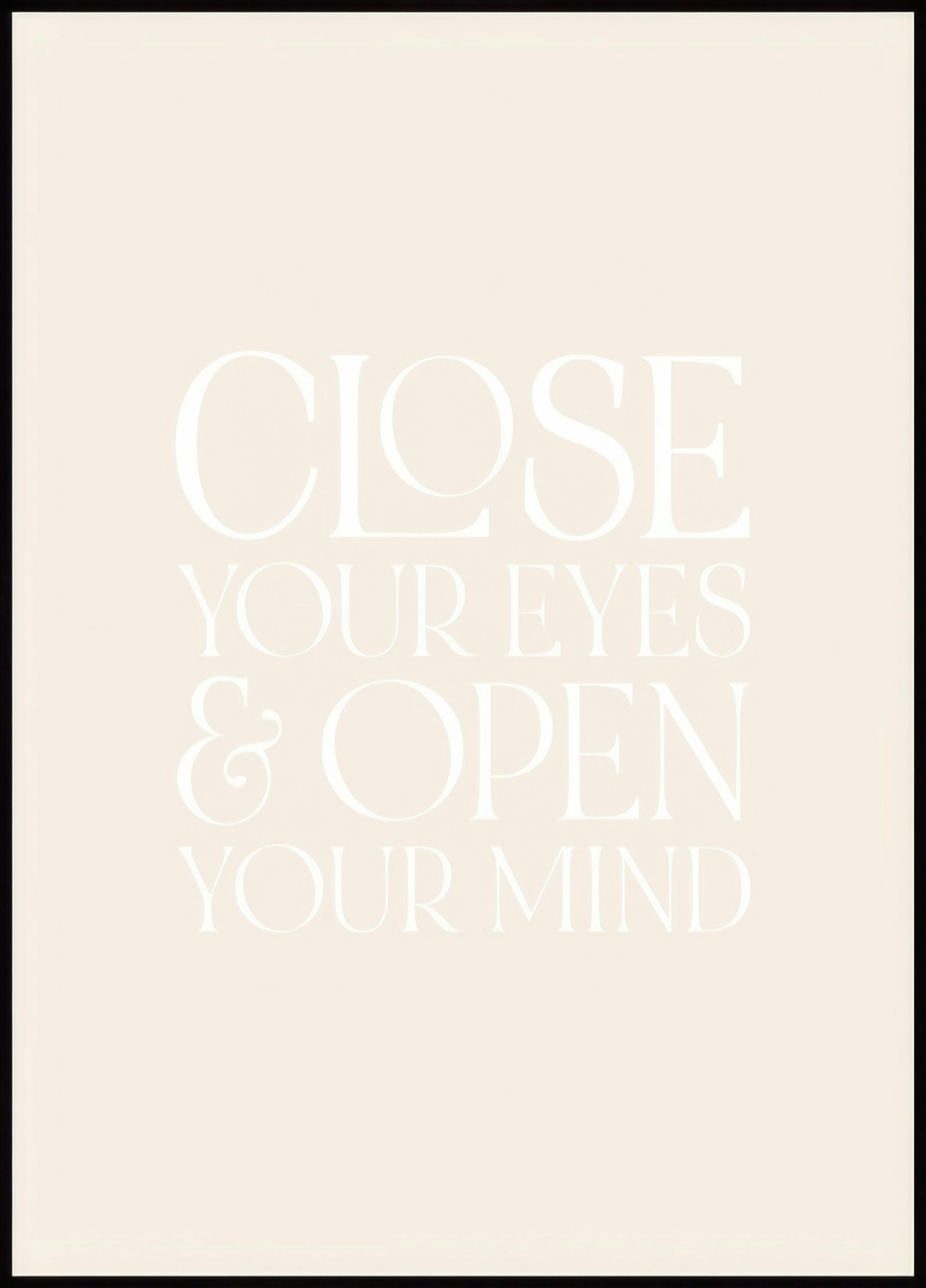 Open Your Mind Poster 0