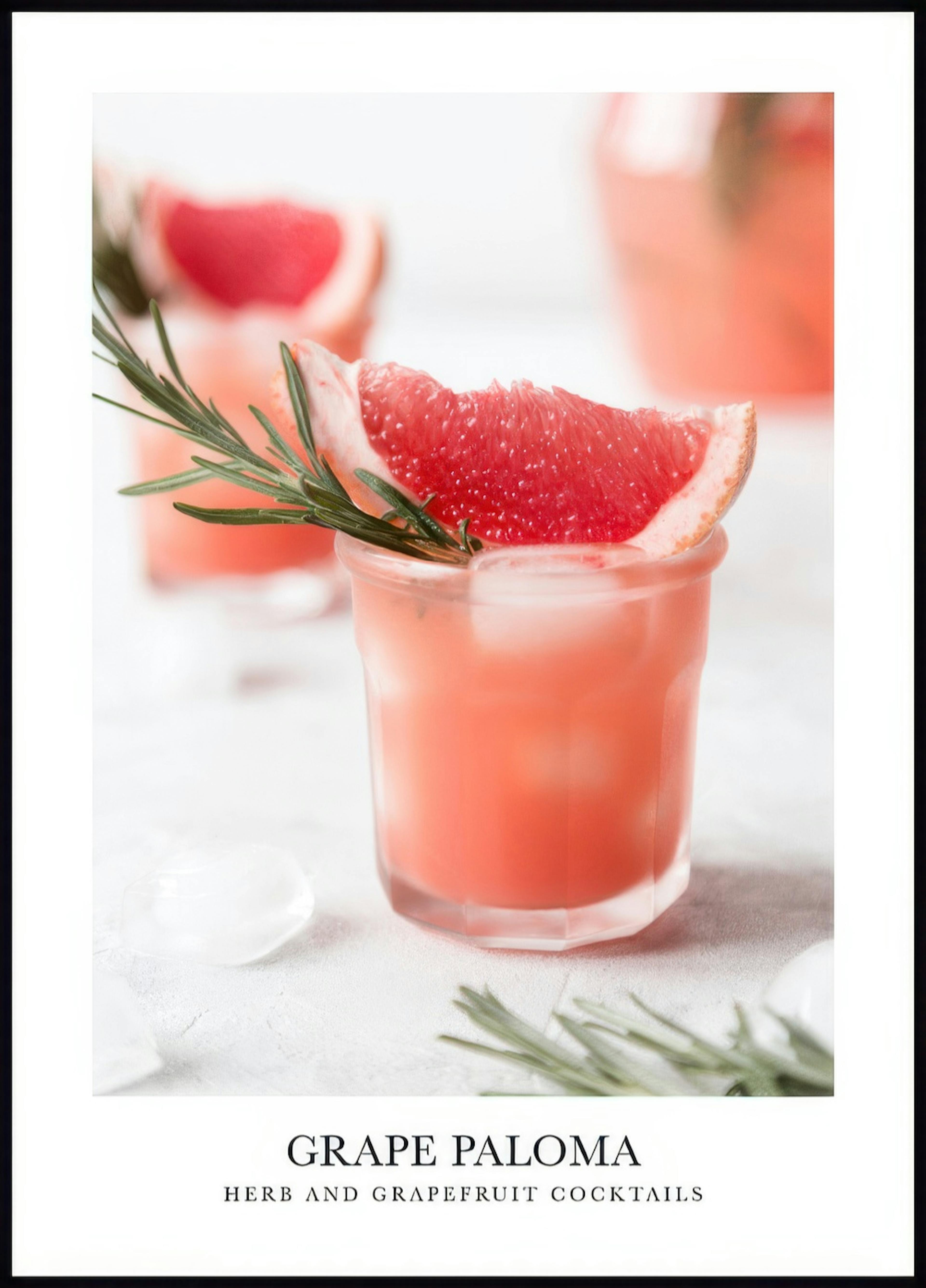 Grape Cocktail Poster 0