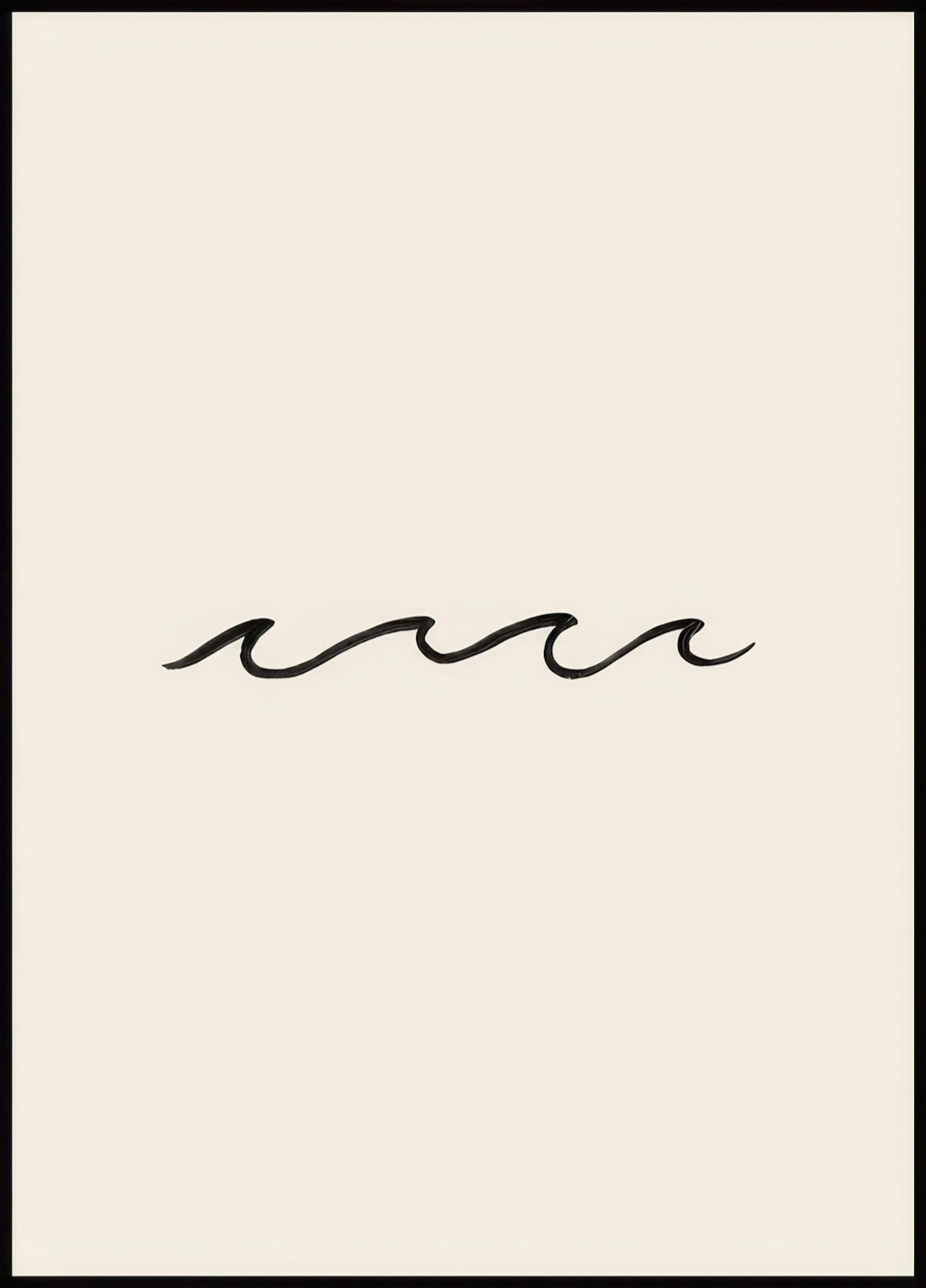 Simple Wave Poster 0