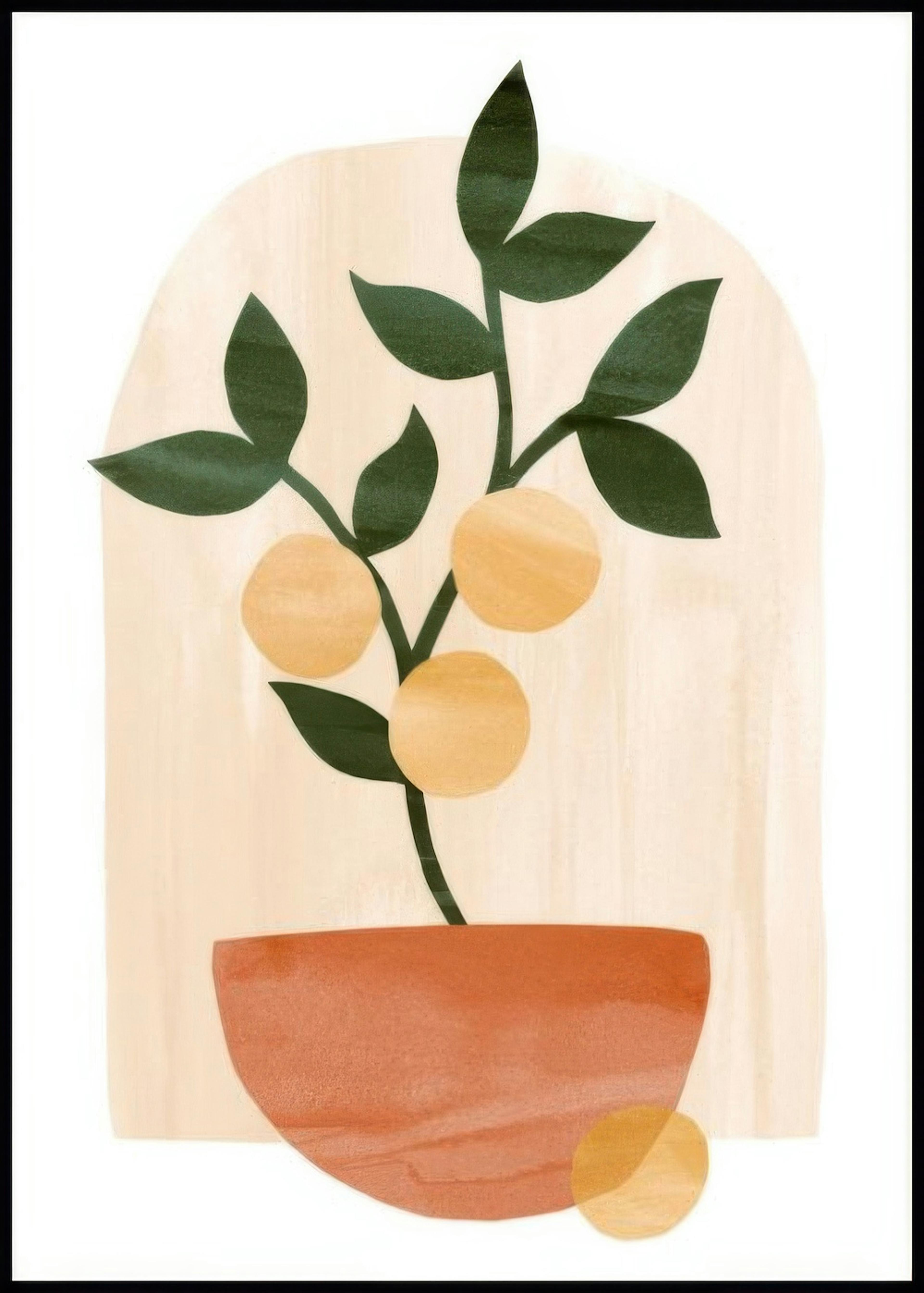 Limonero Abstracto Póster 0