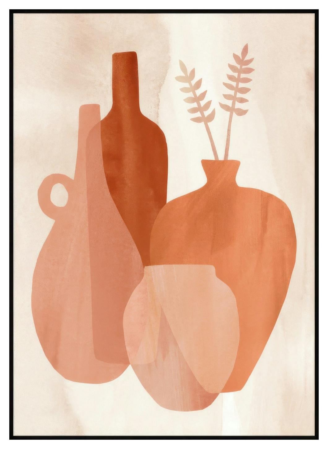 Plakat Abstrakcyjne Wazony (30x40 cm) - Poster Store