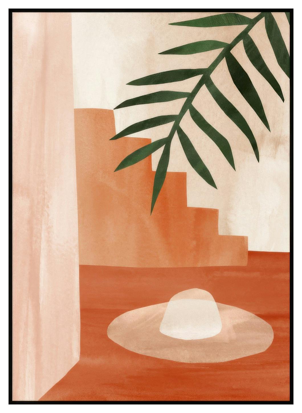 Prints Abstract Hat Poster (50x70 cm) - Poster Store