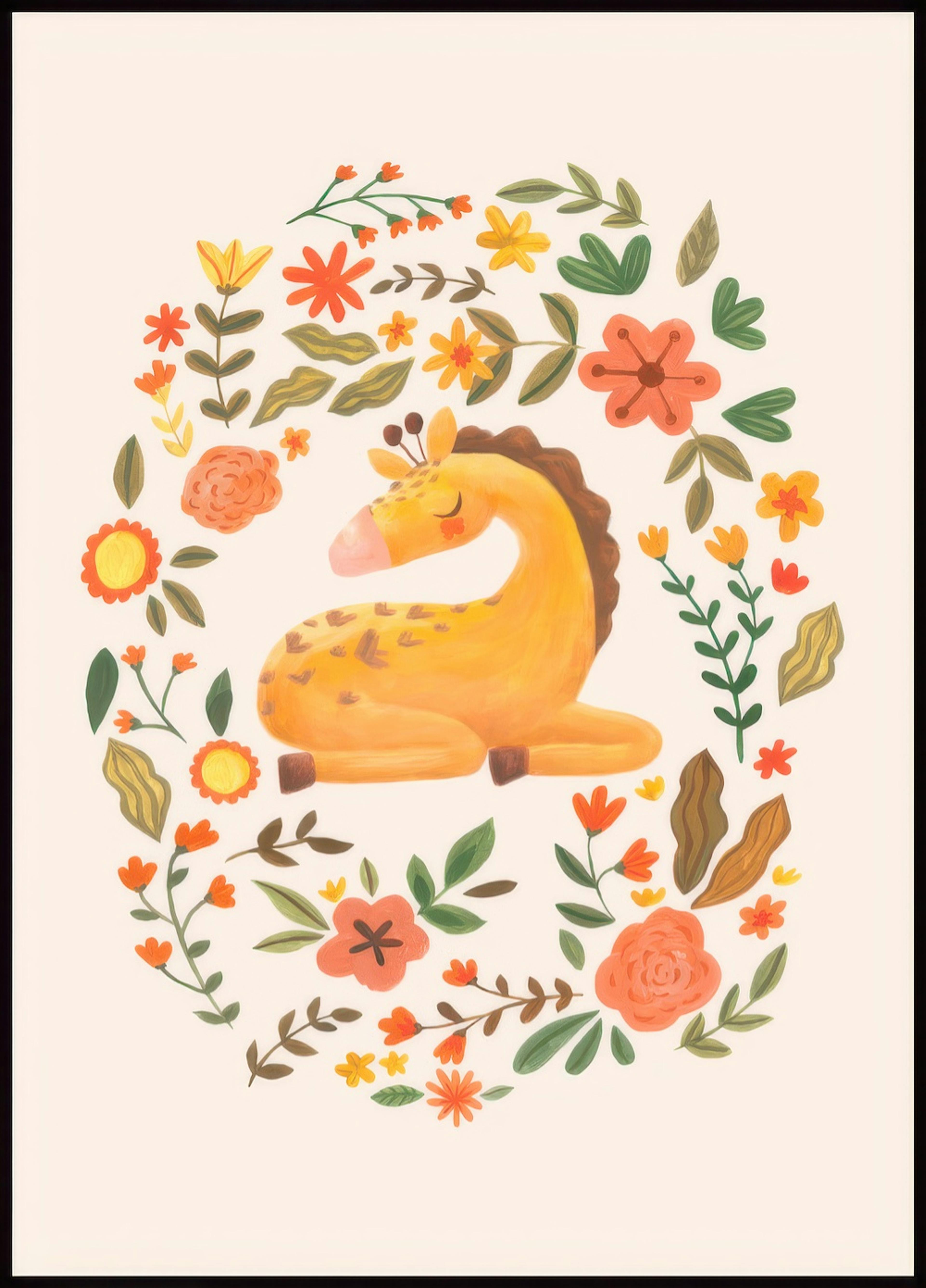 Baby Giraffe Poster 0