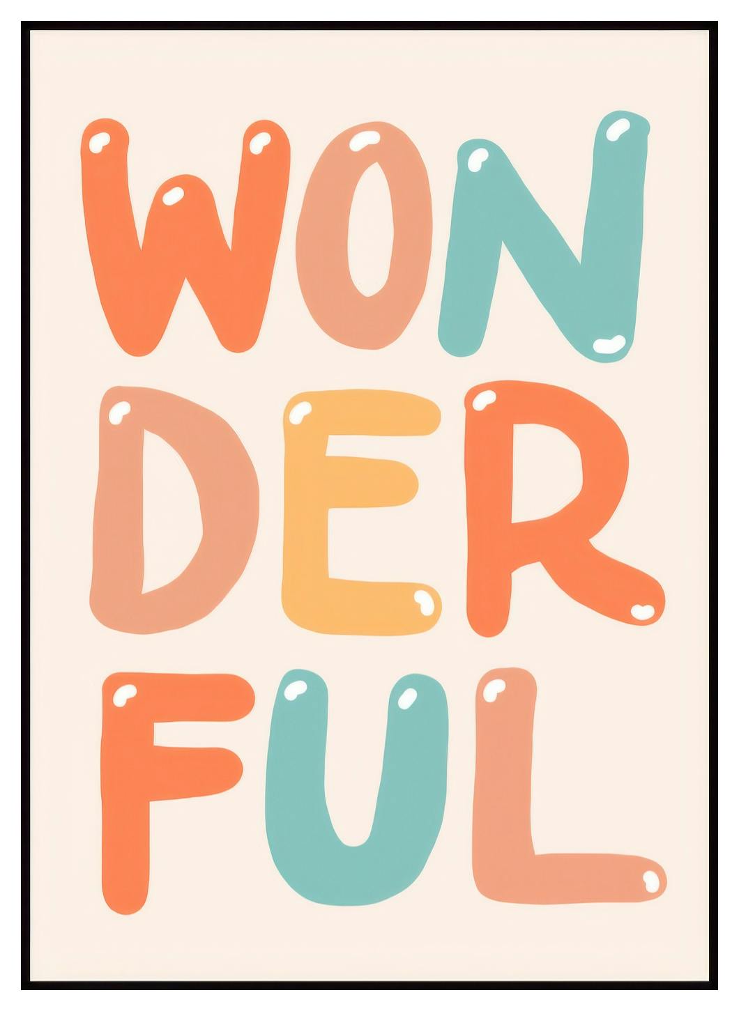 Wonderful Poster (21x30 cm) - Poster Store