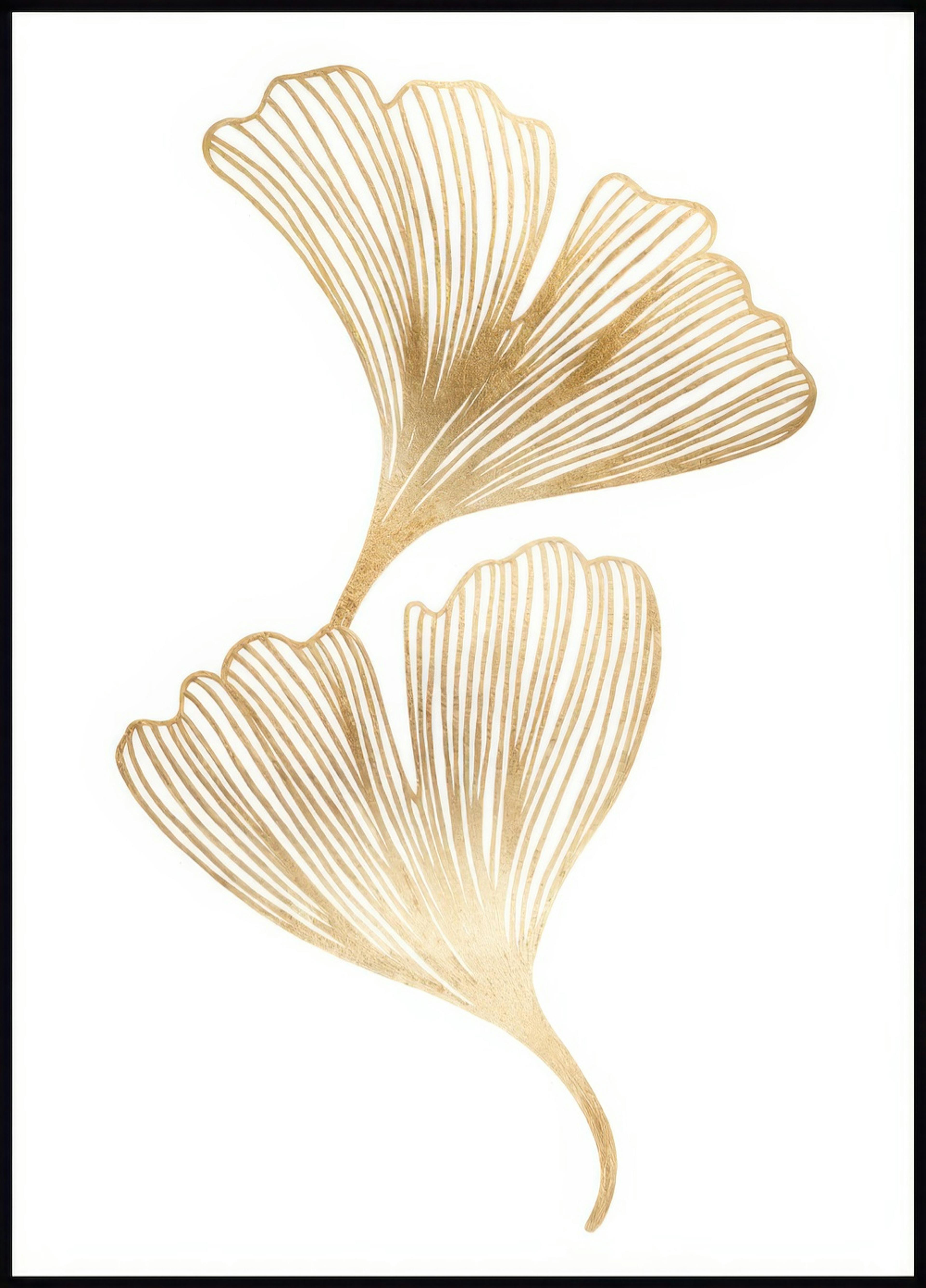 Gold Ginkgo Poster 0