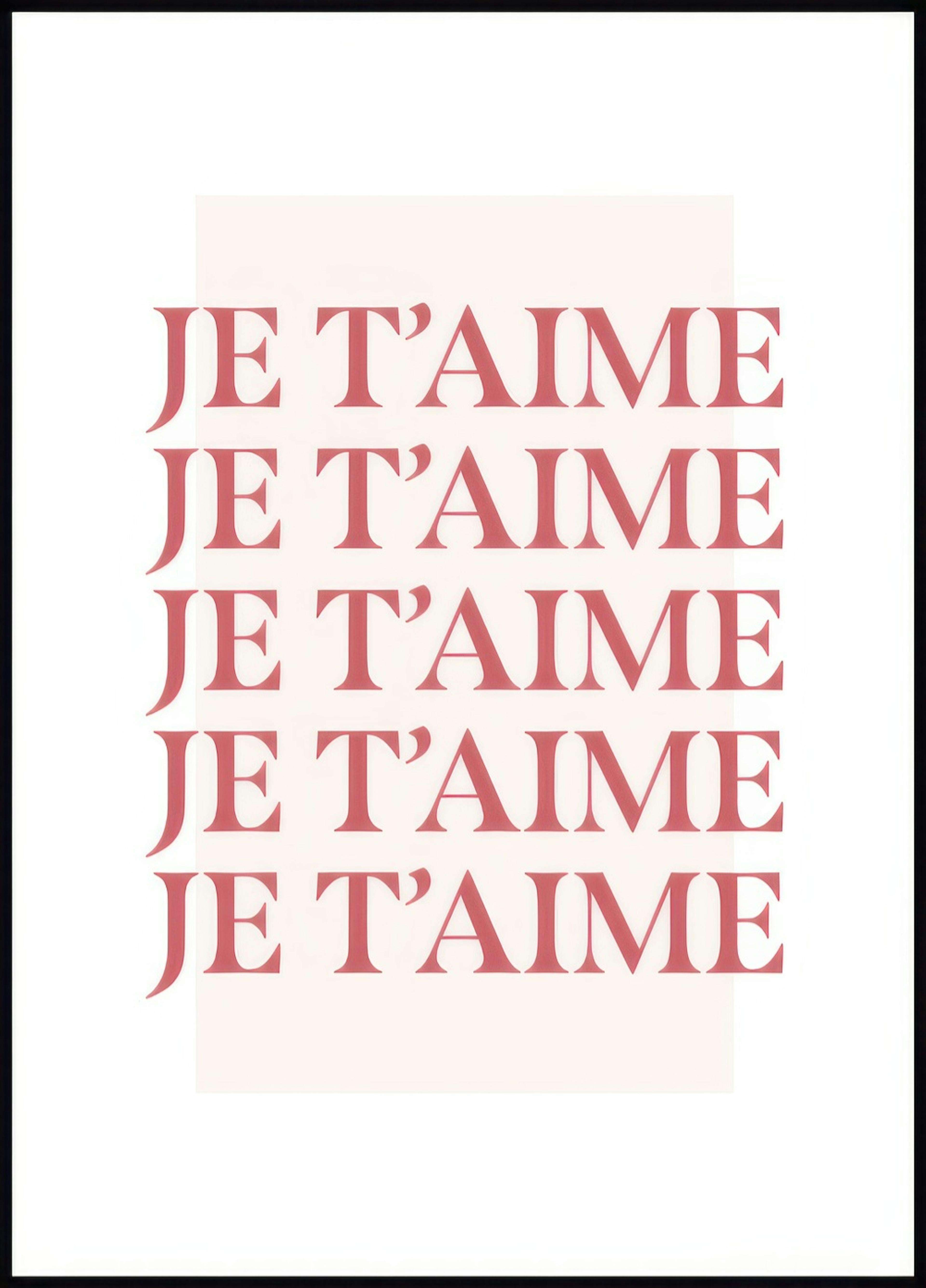 Je t'aime Poster 0