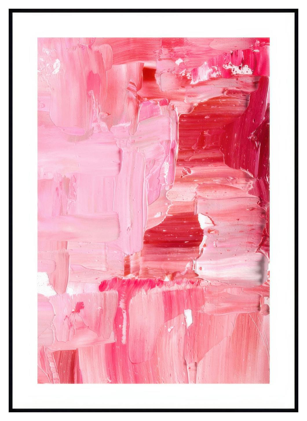 Roze Olie Poster (21x30 cm) - Poster Store