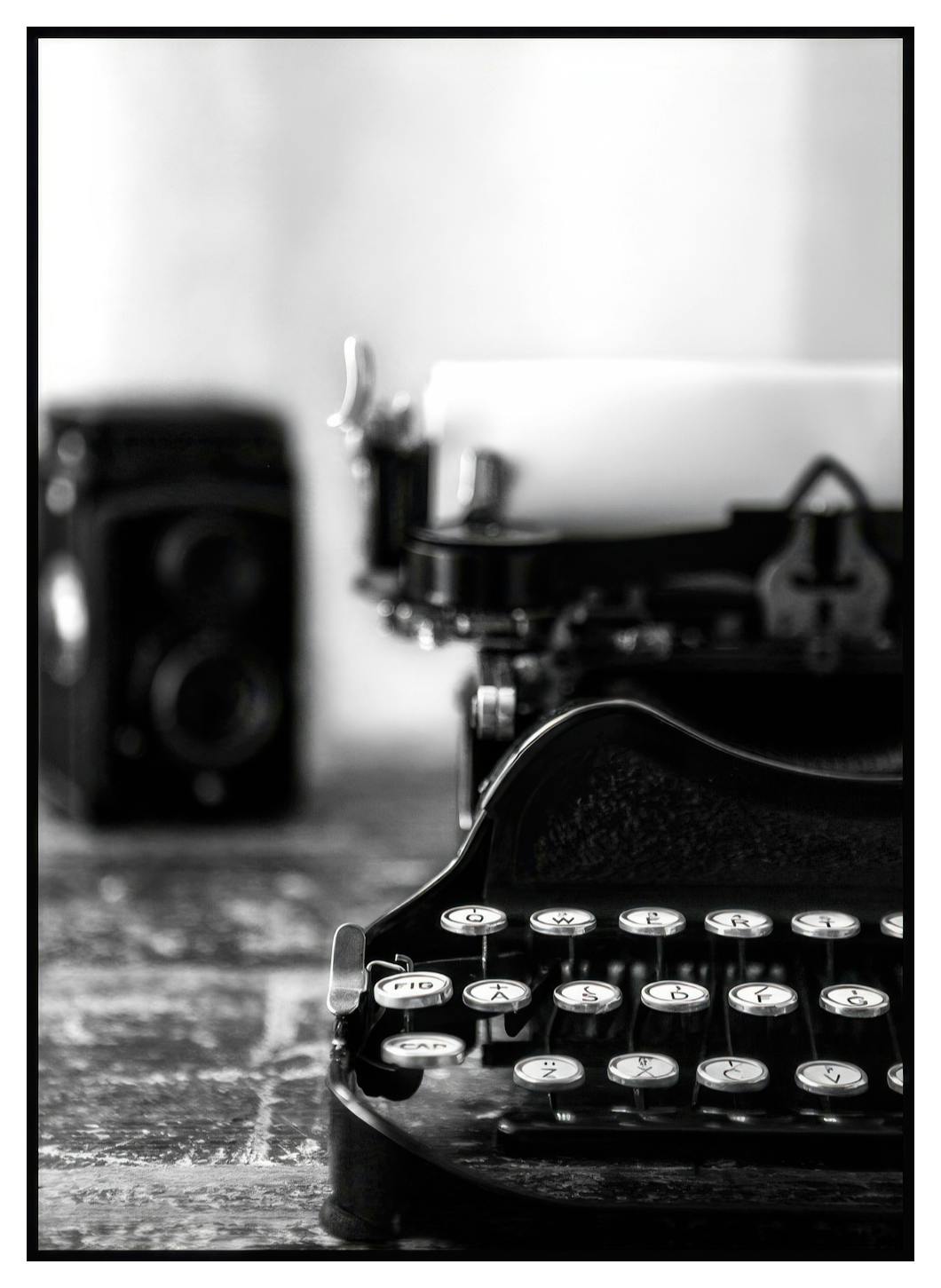 Schreibmaschine Poster (30x40 cm) - Poster Store
