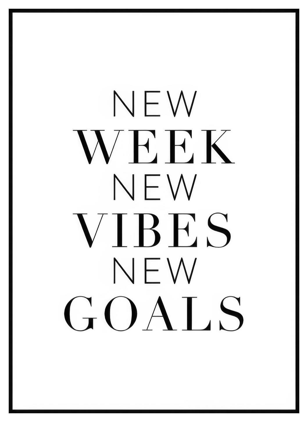 New Goals Poster (21x30 cm) - Poster Store
