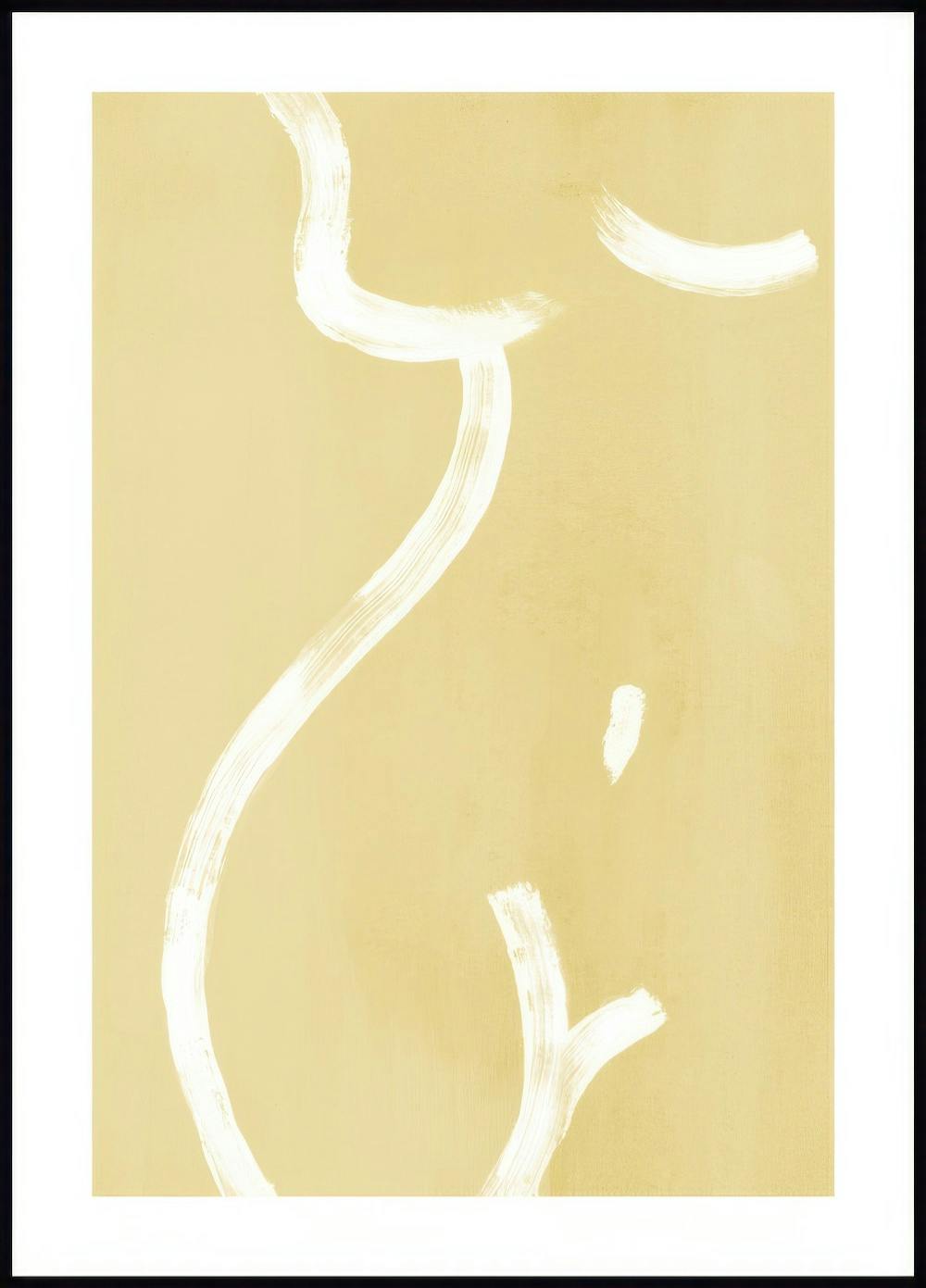Yellow Pose No1 Poster 0